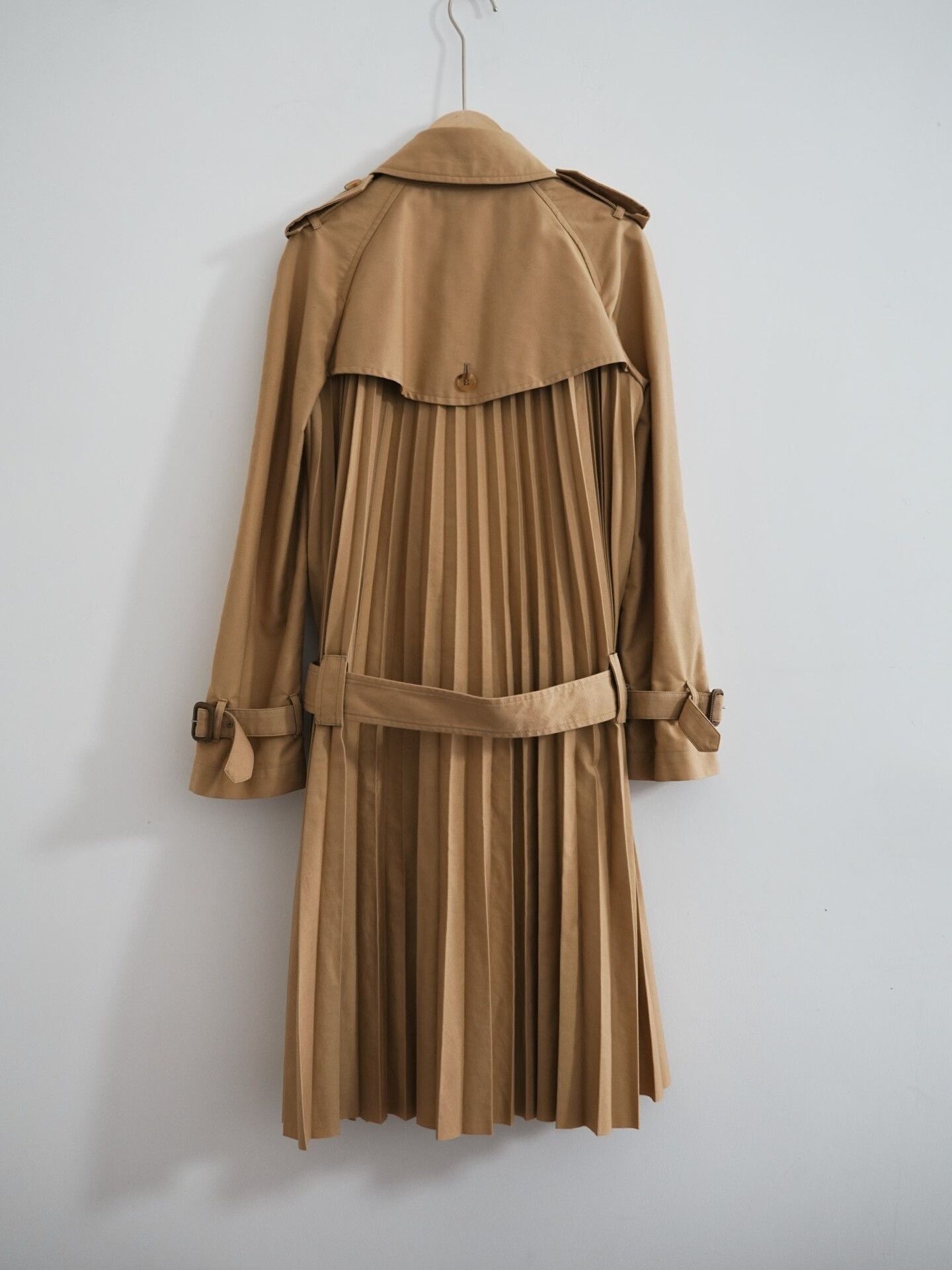 Junya Watanabe Junya Watanabe Pleated Trench Coat Size S / US 4 / IT 40 - 5 Thumbnail