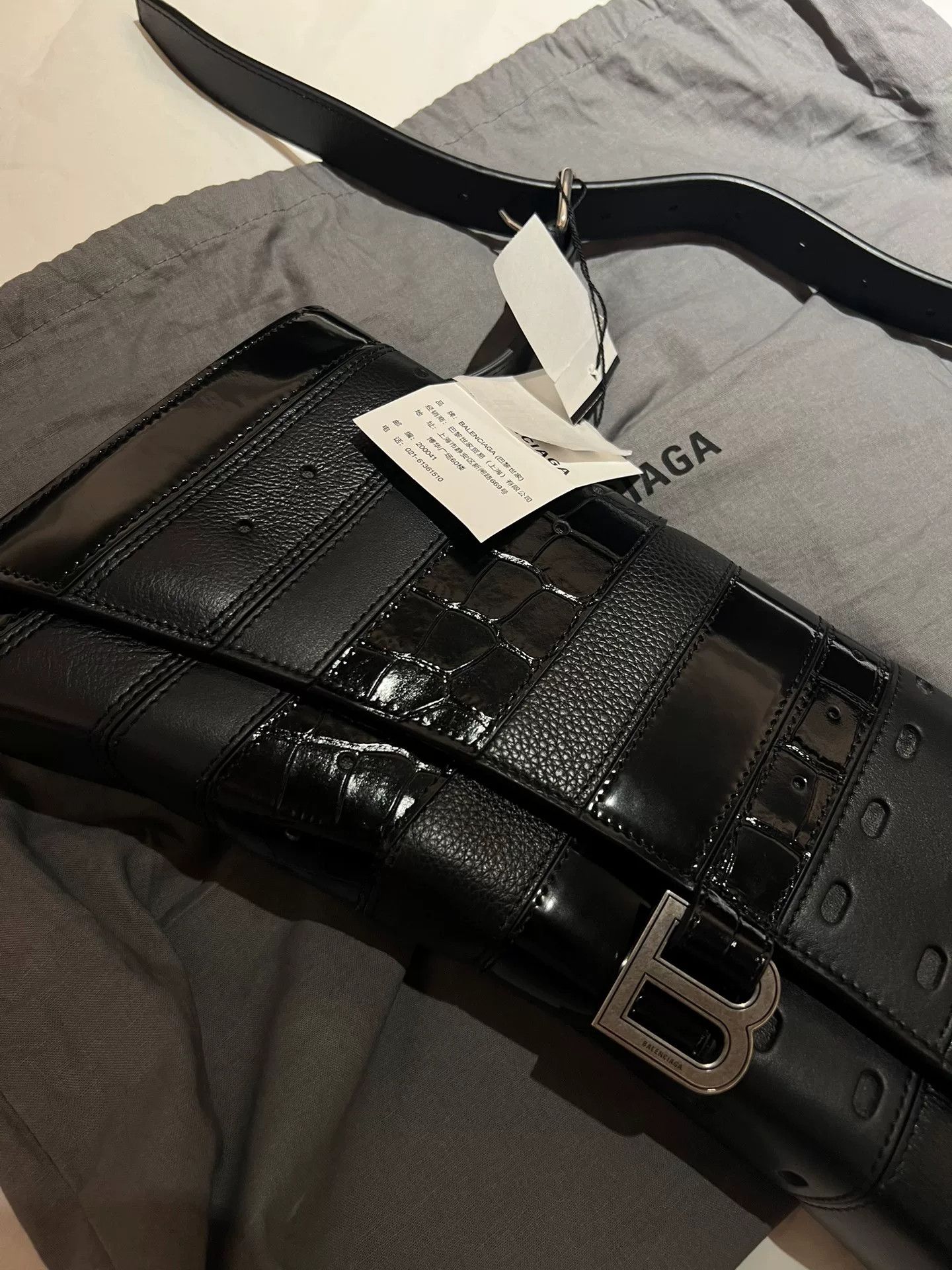 Balenciaga Balenciaga Multibelt Black Baguette Bag Size ONE SIZE - 6 Thumbnail