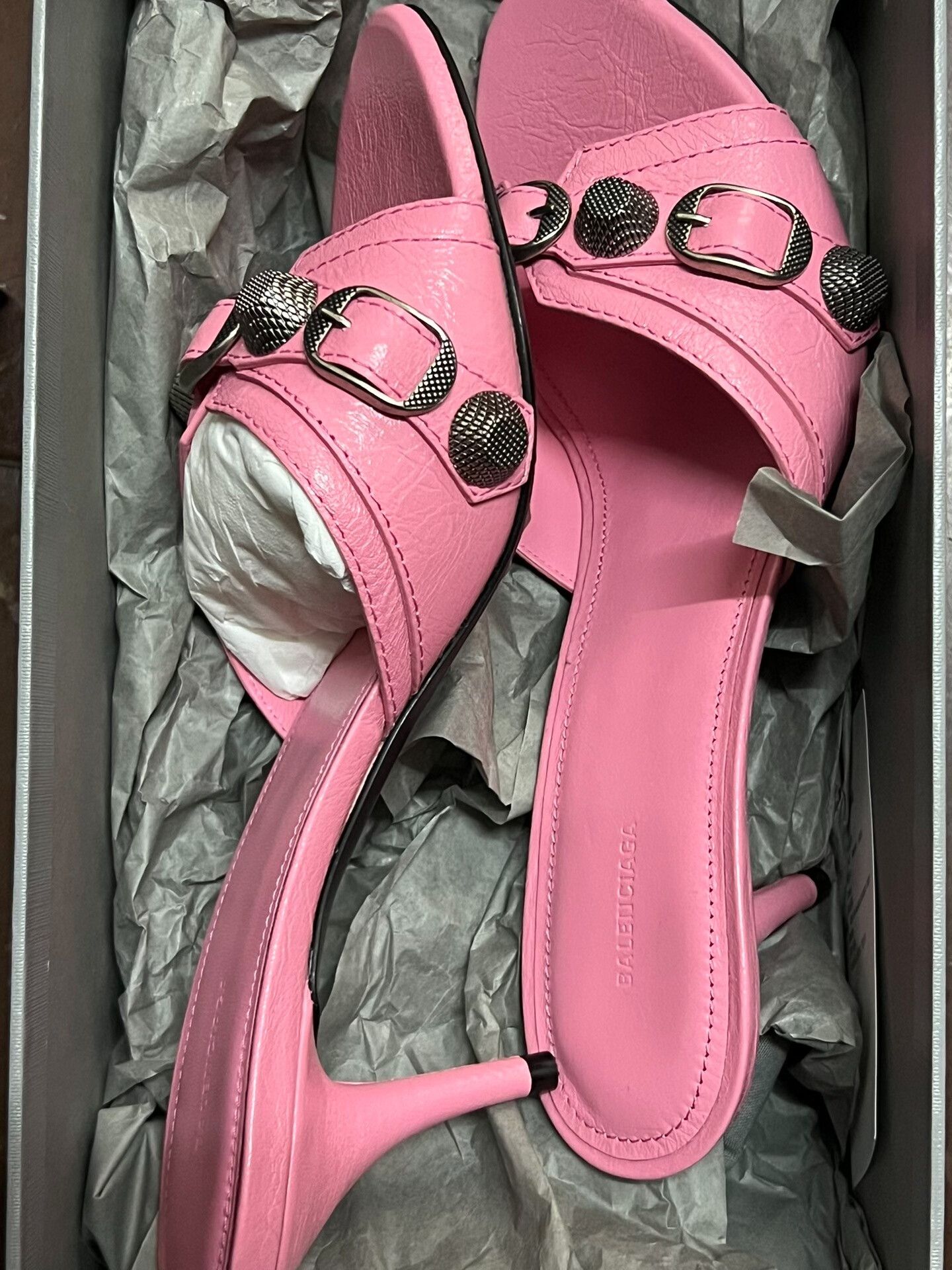Balenciaga Balenciaga Pink High Heel Sandals Size US 6 / IT 36 - 2 Thumbnail