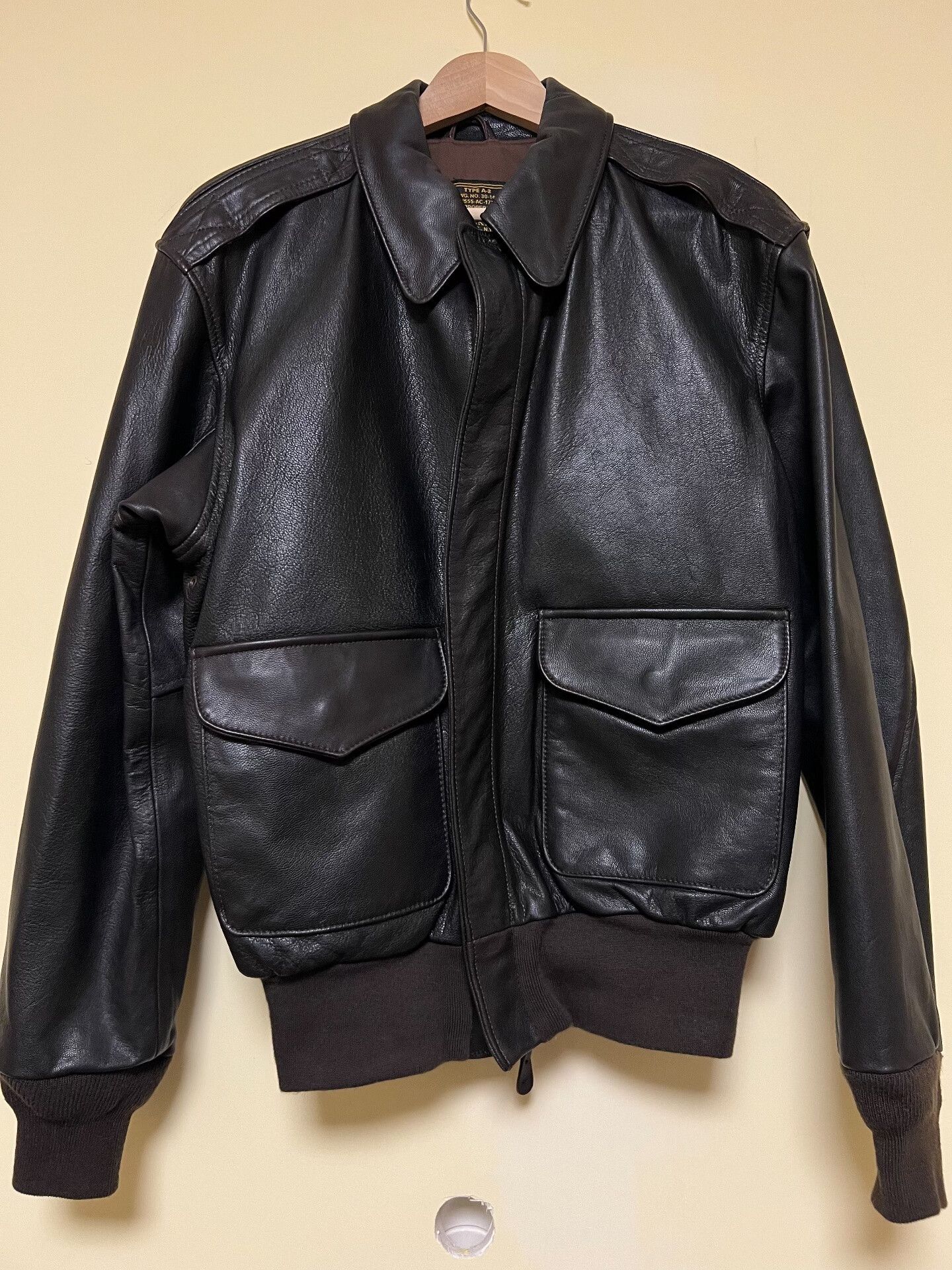 Cockpit USA Cockpit A2 Military Pilot Jacket Size US XXS / EU 40 - 3 Thumbnail