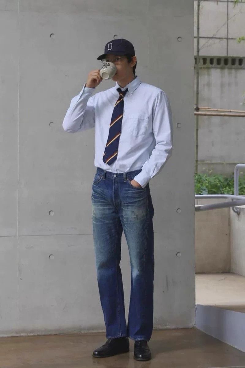 Full Count & Co. Full Count Original Straight Denim Jeans Size US 32 / EU 48 - 7 Thumbnail