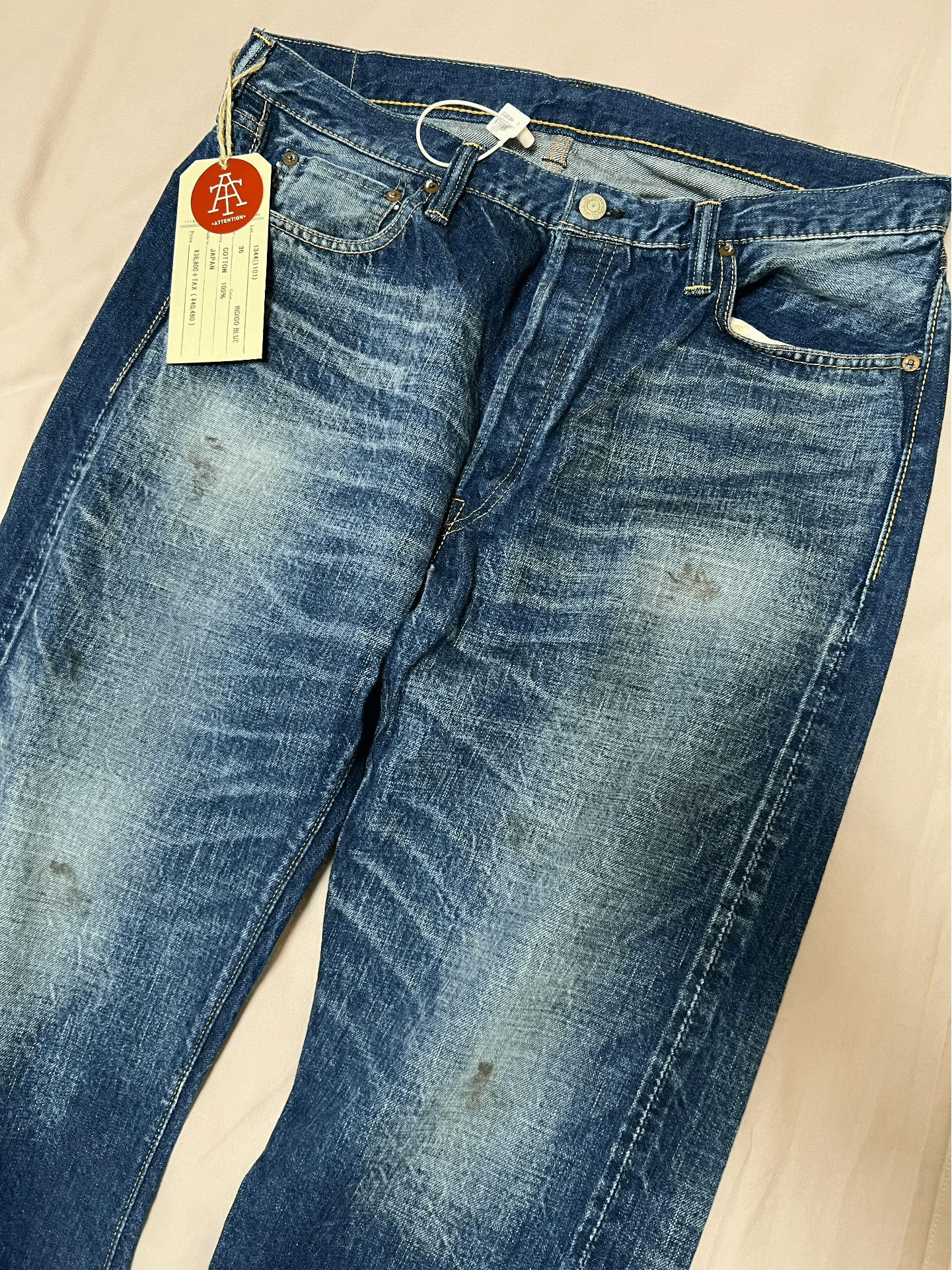 Full Count & Co. Full Count Original Straight Denim Jeans Size US 32 / EU 48 - 2 Thumbnail