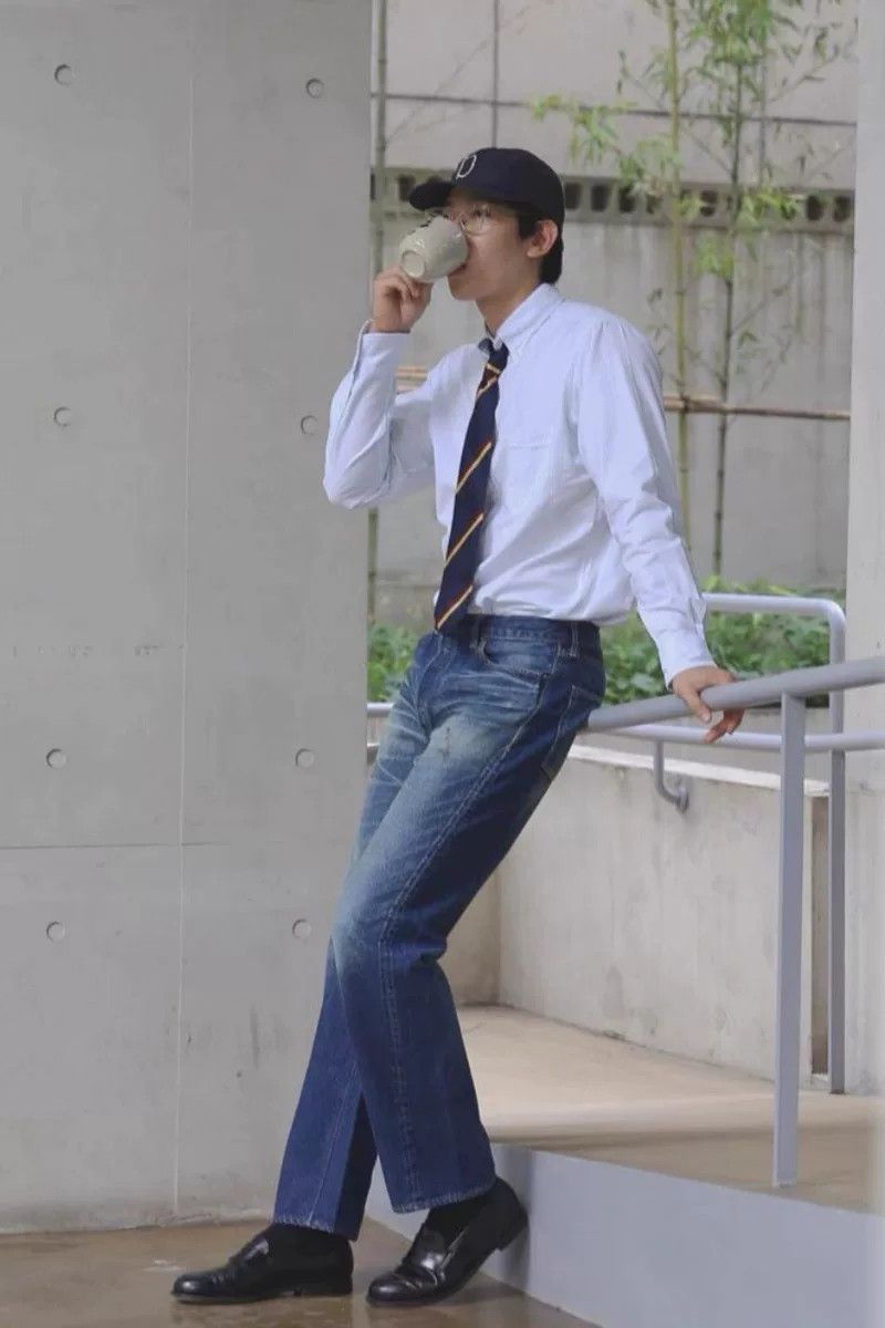 Full Count & Co. Full Count Original Straight Denim Jeans Size US 32 / EU 48 - 6 Thumbnail