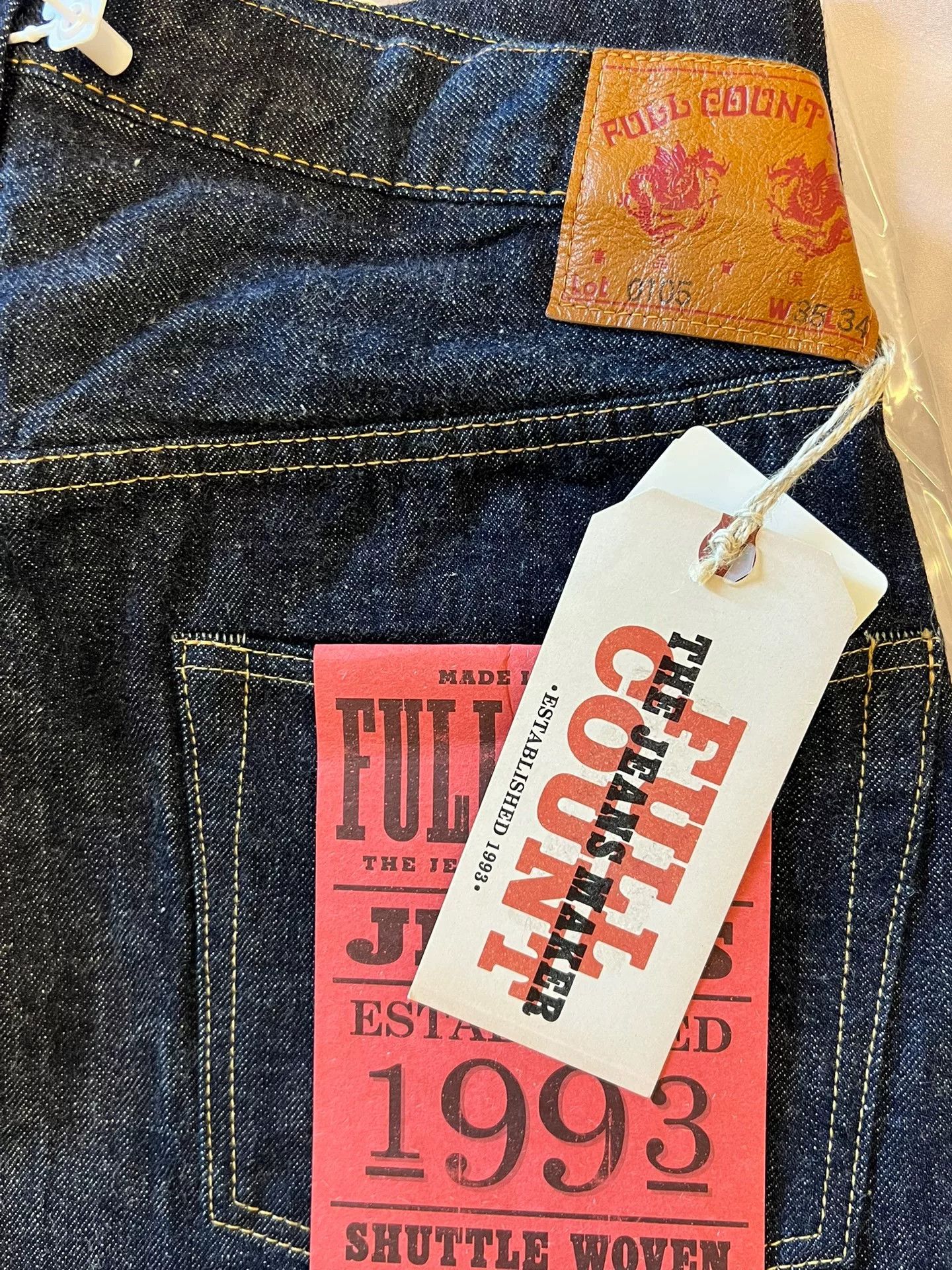 Full Count & Co. FULLCOUNT Wide Denim Trousers 13.7oz Size US 36 / EU 52 - 4 Thumbnail