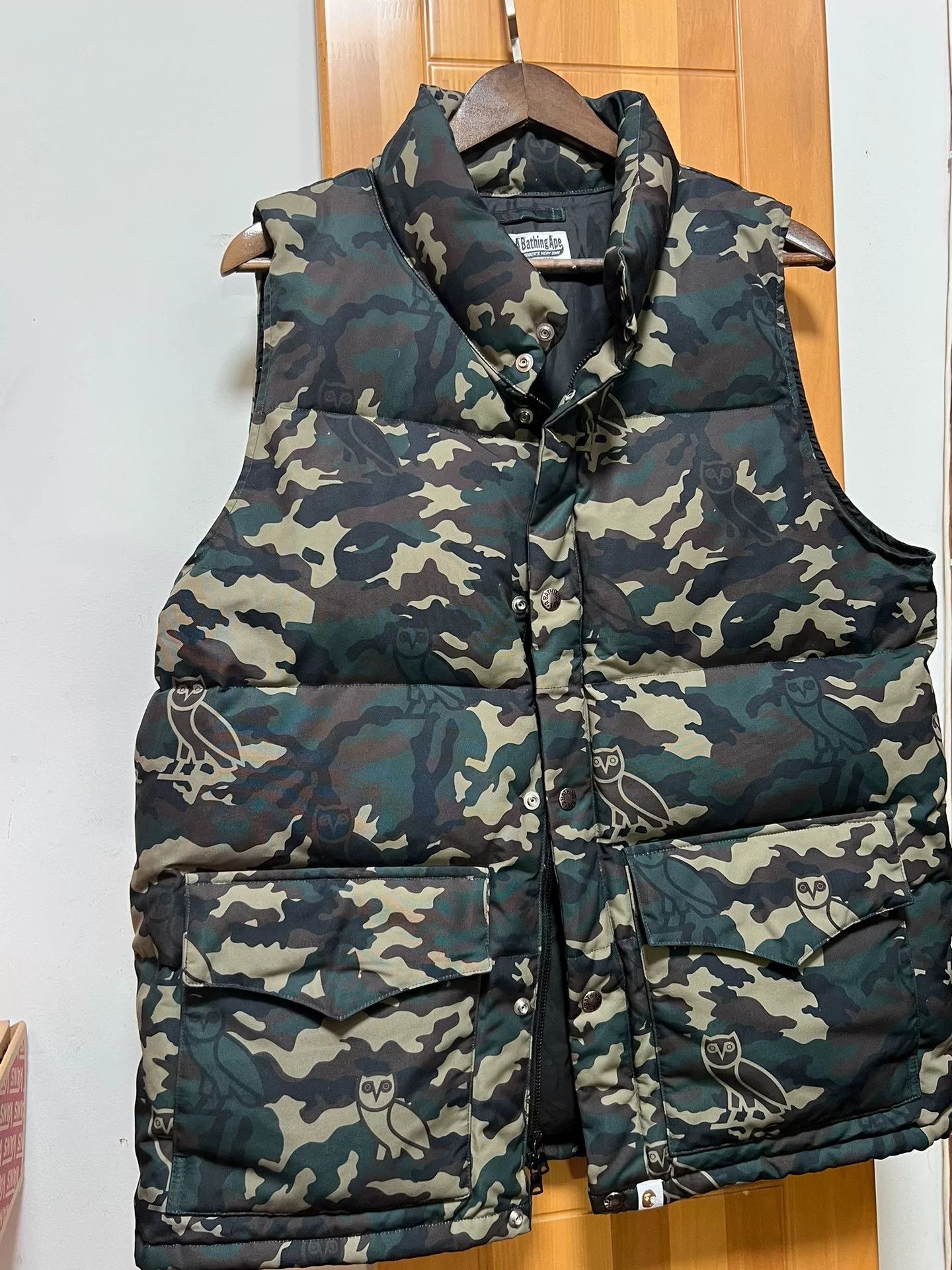 Bape BAPE BAPExOVO Camouflage Puffer Vest Size US XL / EU 56 / 4 - 2 Thumbnail