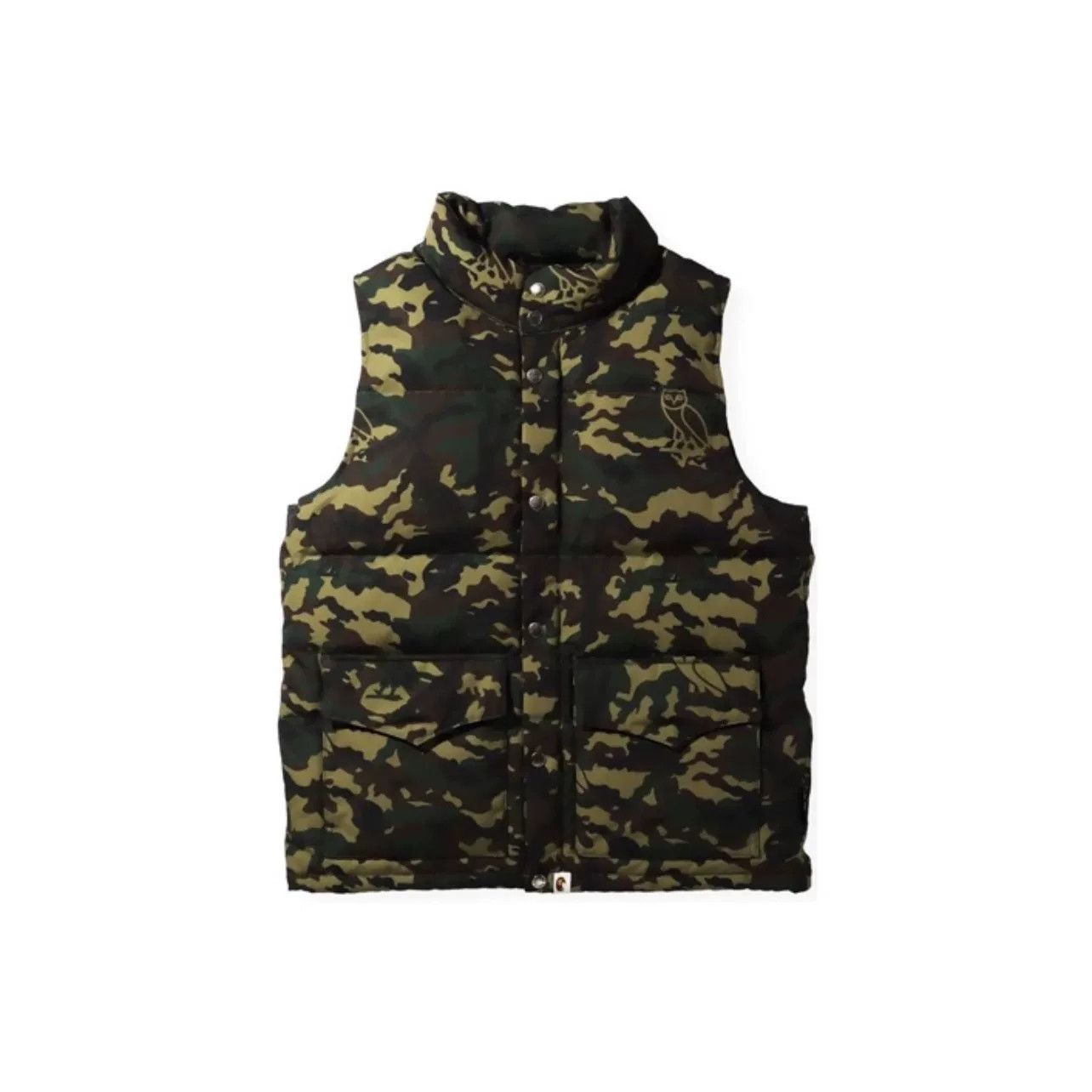 Bape BAPE BAPExOVO Camouflage Puffer Vest Size US XL / EU 56 / 4 - 7 Thumbnail