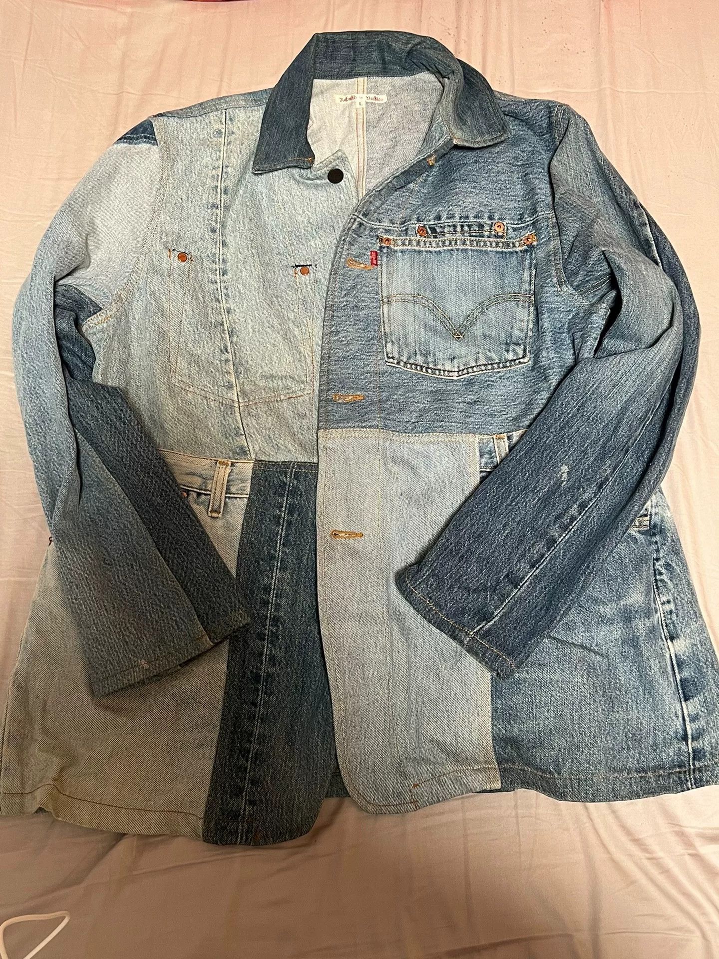 Needles Rebuild by Needles Levi's Denim Jacket Size US L / EU 52-54 / 3 - 7 Thumbnail