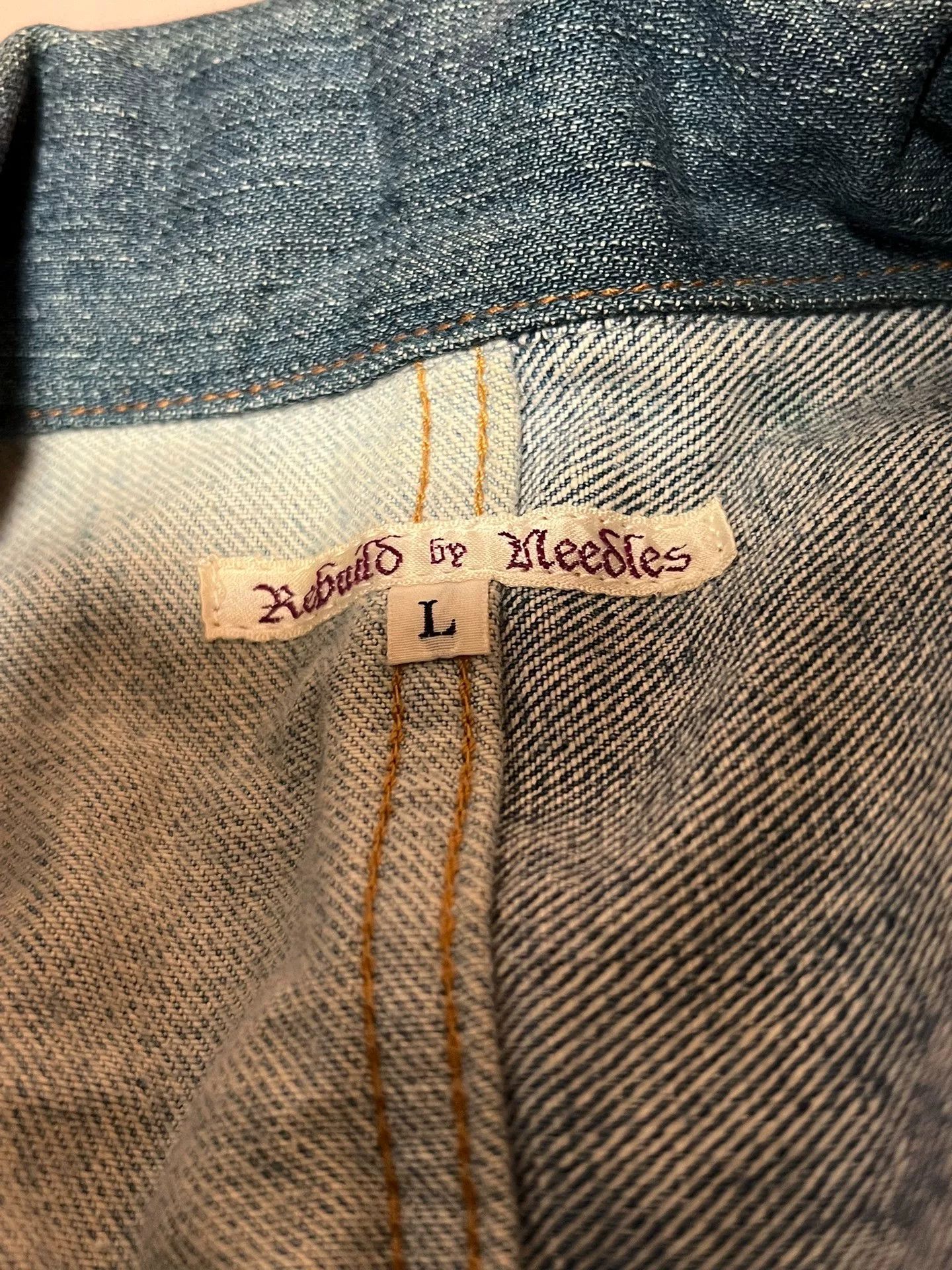 Needles Rebuild by Needles Levi's Denim Jacket Size US L / EU 52-54 / 3 - 5 Thumbnail