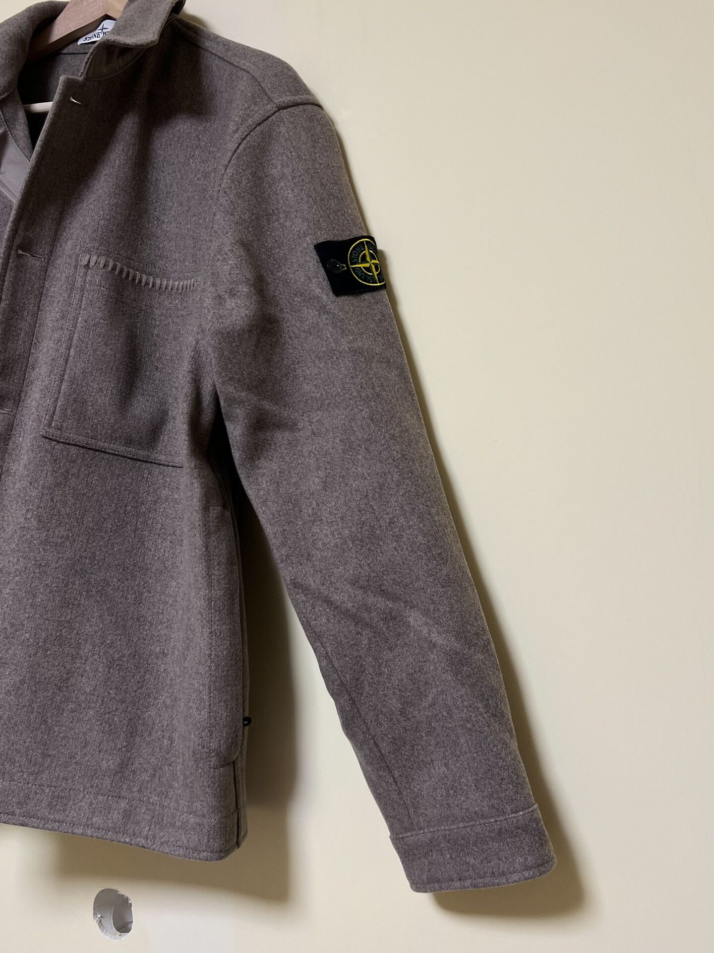 Stone Island Stone Island FW23 Felt Overcoat Size US L / EU 52-54 / 3 - 4 Thumbnail