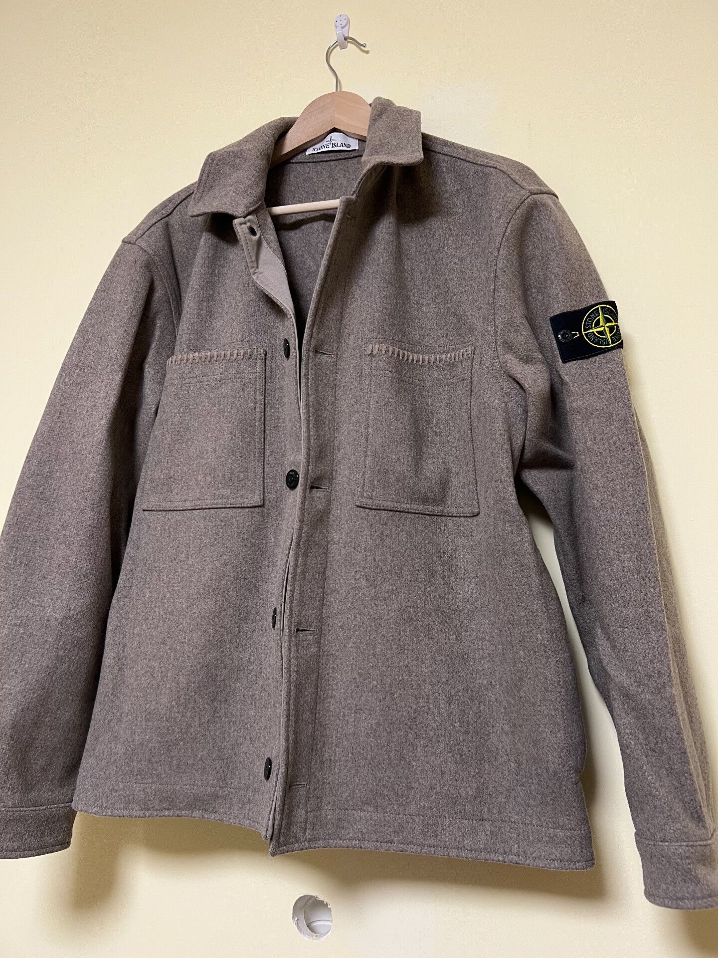 Stone Island Stone Island FW23 Felt Overcoat Size US L / EU 52-54 / 3 - 2 Thumbnail
