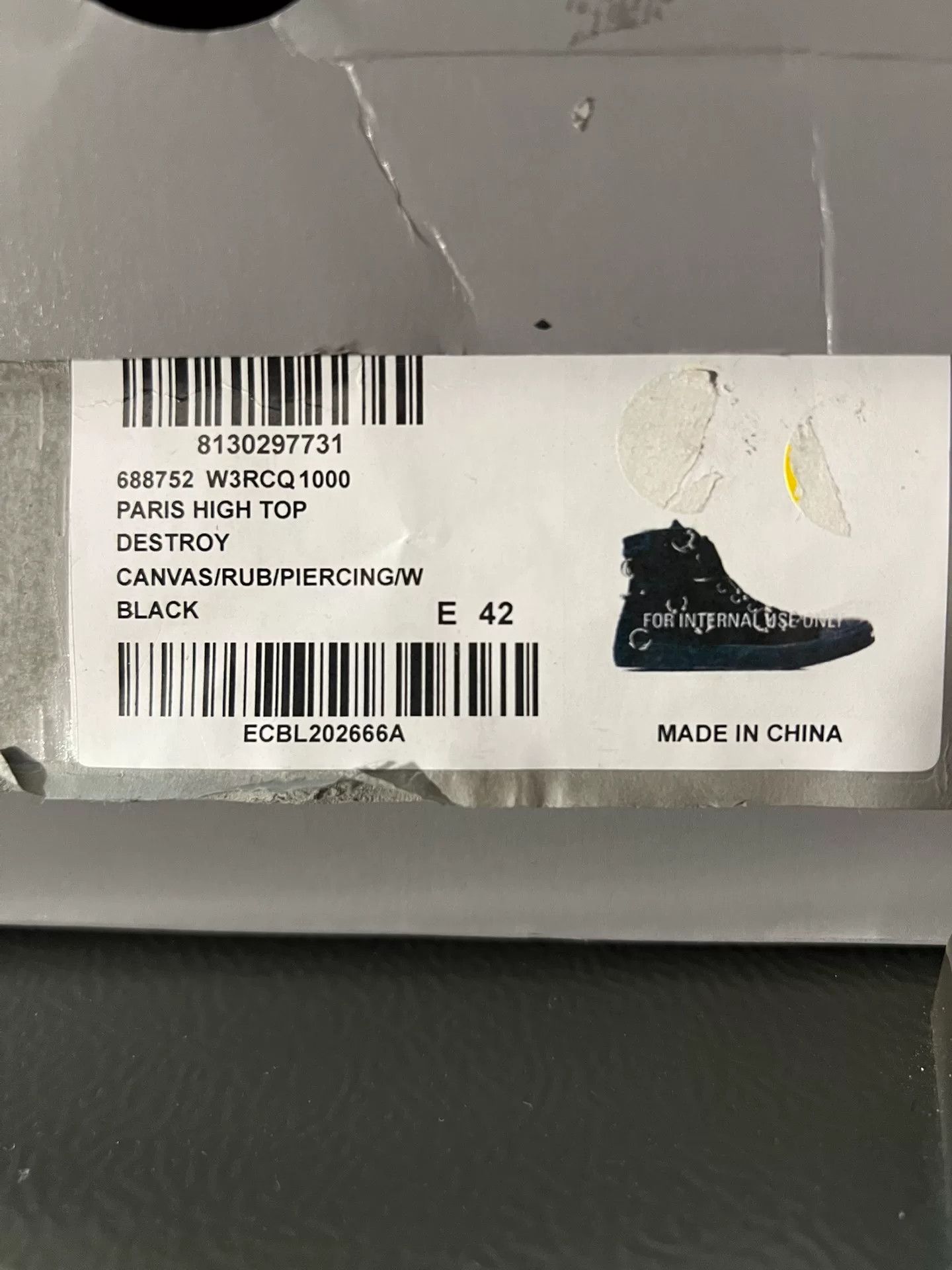 Balenciaga Balenciaga High-Top Canvas Sneakers Size US 9 / EU 42 - 7 Thumbnail