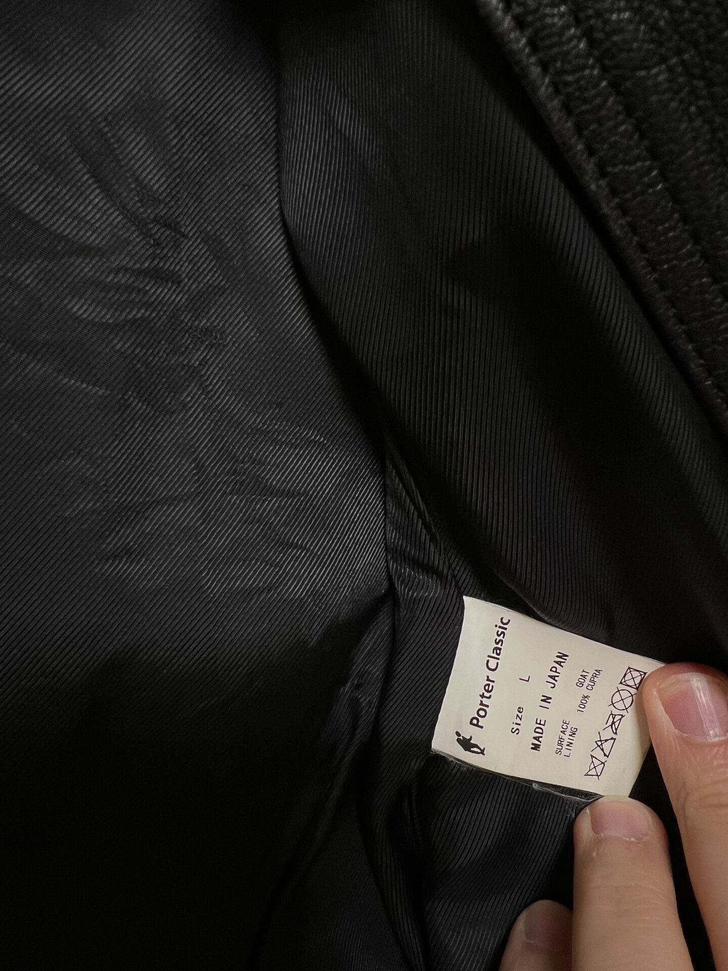Porter Classic Vintage Goat Leather Double-Breasted Jacket Size US L / EU 52-54 / 3 - 7 Thumbnail
