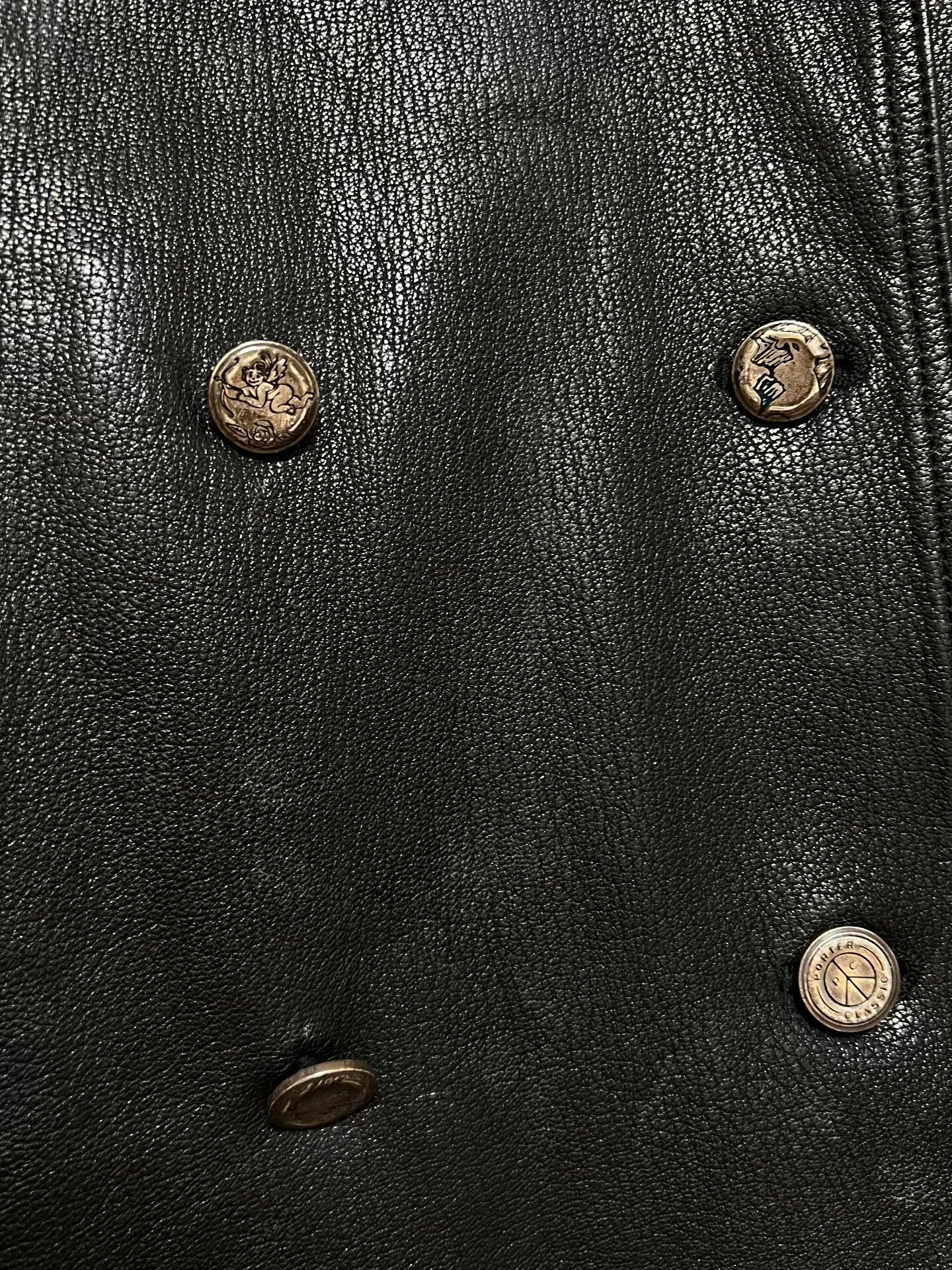 Porter Classic Vintage Goat Leather Double-Breasted Jacket Size US L / EU 52-54 / 3 - 6 Thumbnail