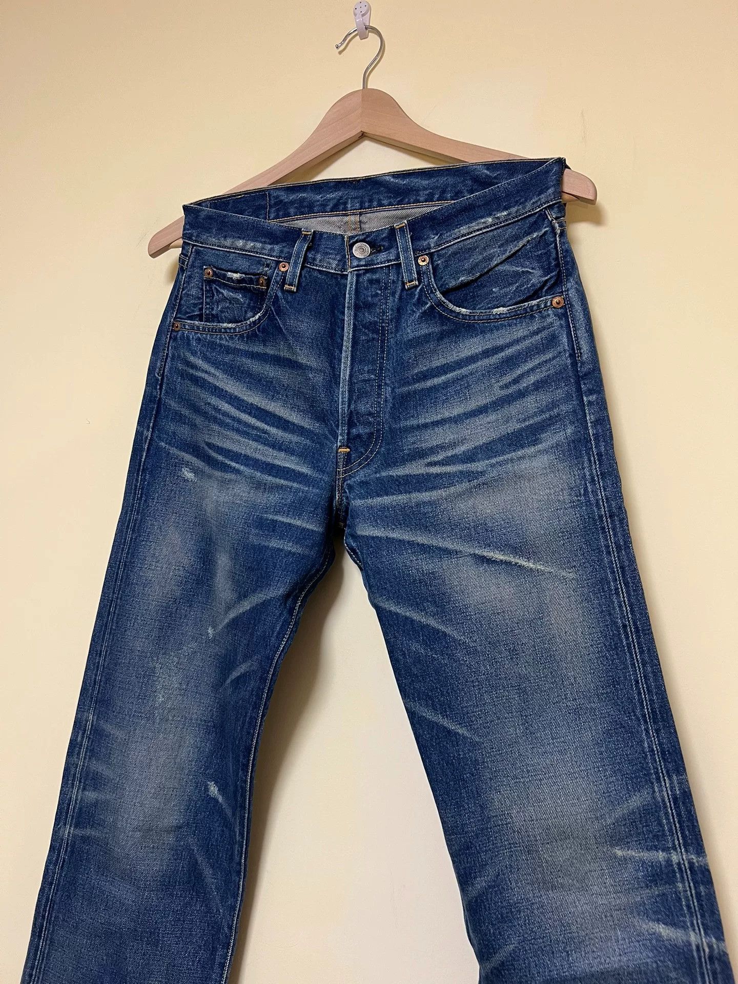 Levi's Vintage Clothing Levi's LVC Jeans with Vintage Features Size US 31 - 2 Thumbnail