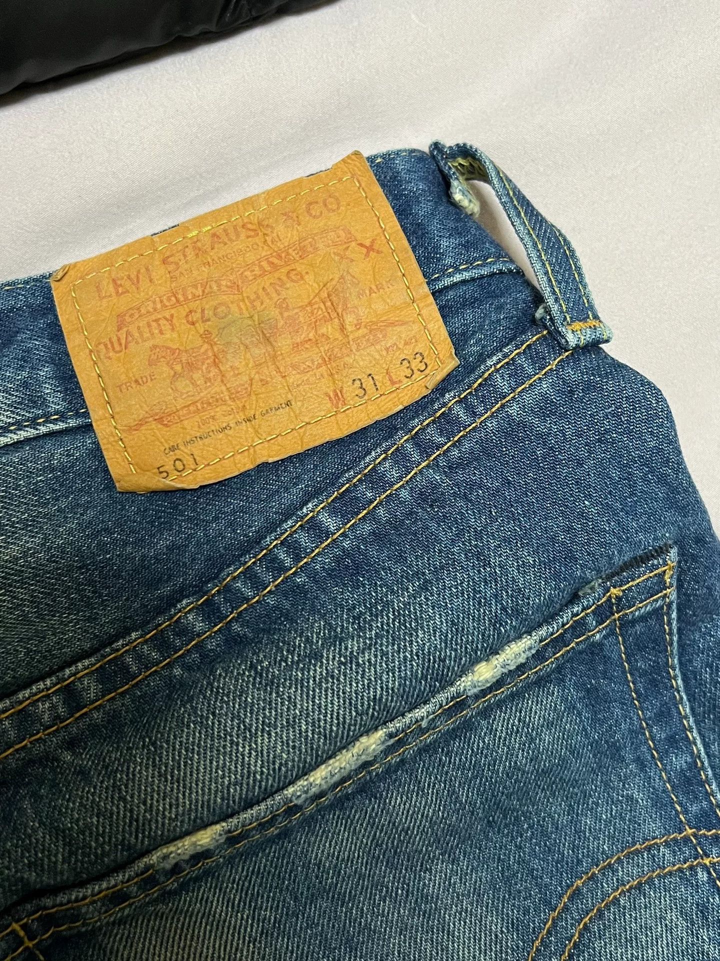 Levi's Vintage Clothing Levi's LVC Jeans with Vintage Features Size US 31 - 9 Thumbnail