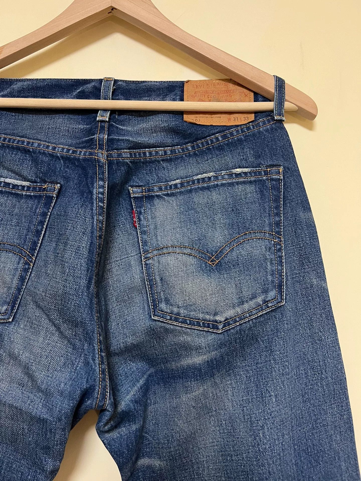 Levi's Vintage Clothing Levi's LVC Jeans with Vintage Features Size US 31 - 4 Thumbnail