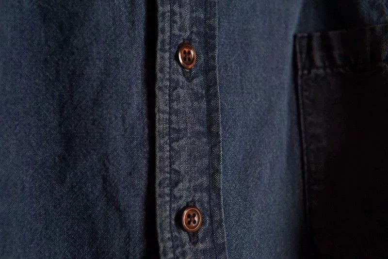 Sankuanz Unique Washable Denim Shirt for Casual Wear Size US L / EU 52-54 / 3 - 4 Thumbnail