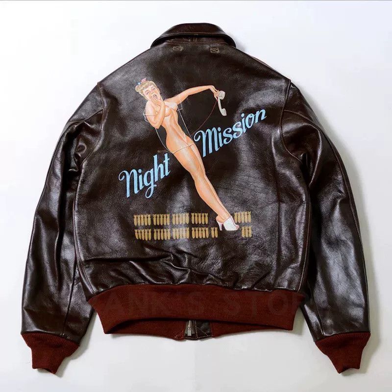 Buzz Rickson's Buzz Rickson's WWII A2 Flight Jacket Size US S / EU 44-46 / 1 - 2 Thumbnail