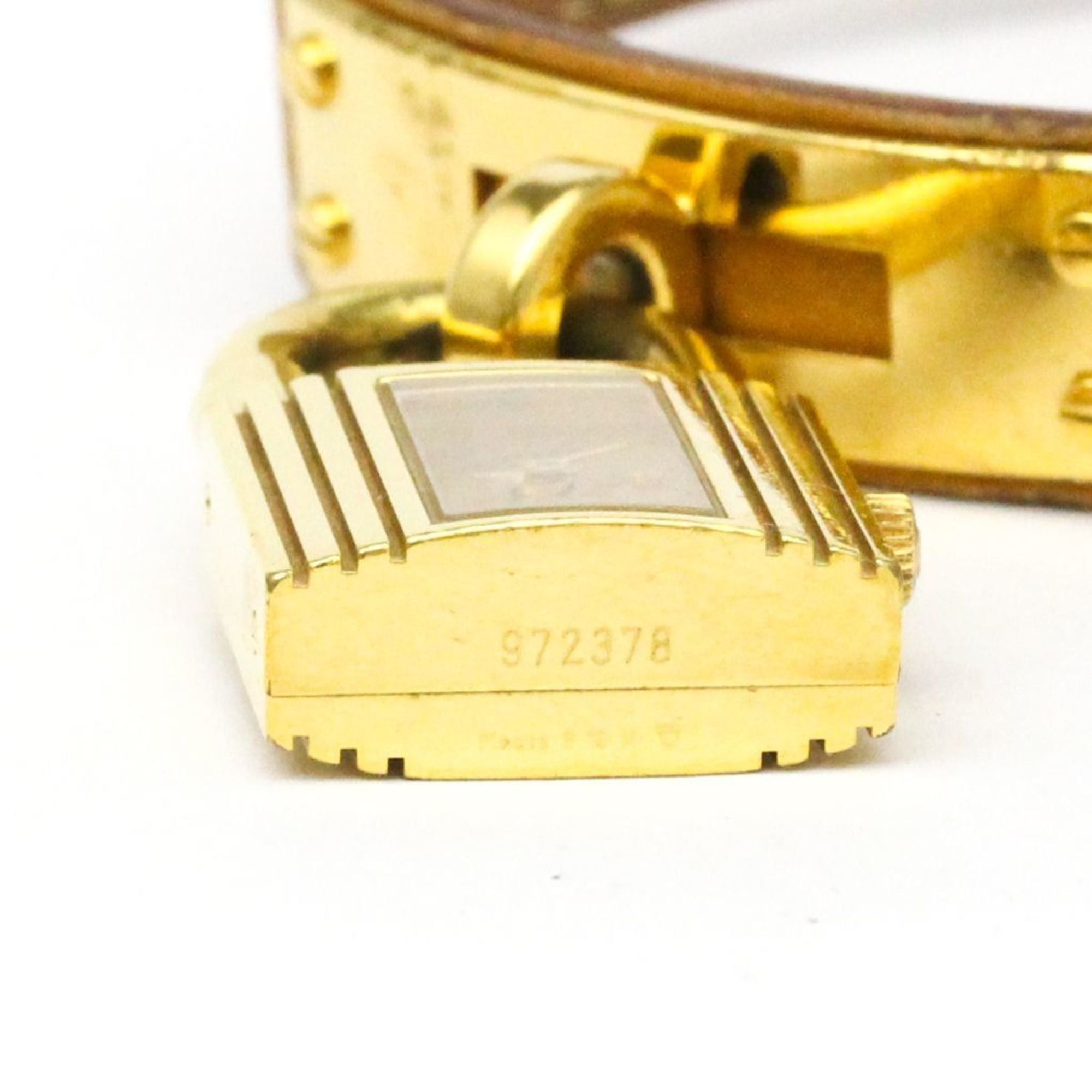 Hermes HERMES Kelly Watch Gold Plated Leather Quartz Ladies Watch Size ONE SIZE - 7 Thumbnail