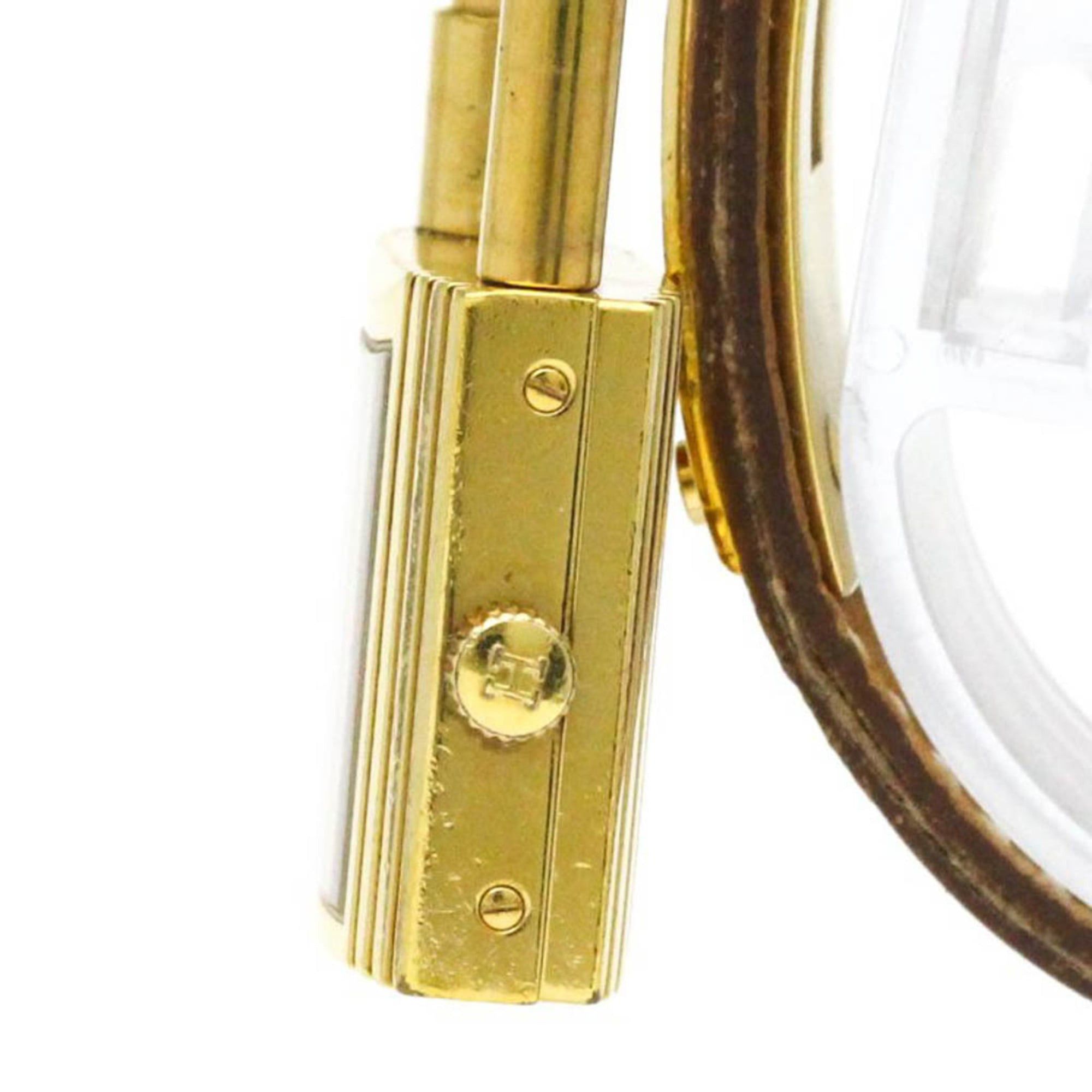 Hermes HERMES Kelly Watch Gold Plated Leather Quartz Ladies Watch Size ONE SIZE - 4 Thumbnail