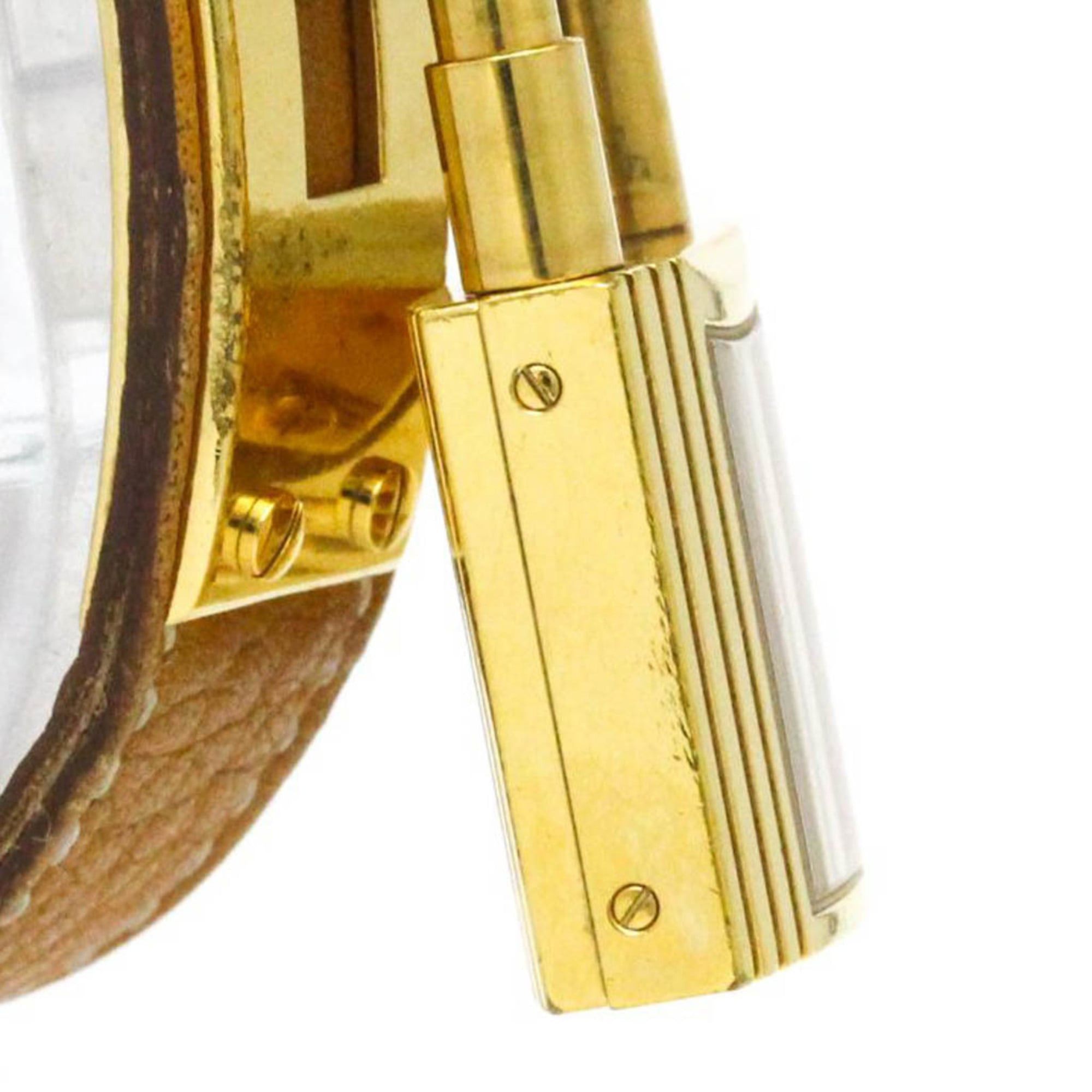 Hermes HERMES Kelly Watch Gold Plated Leather Quartz Ladies Watch Size ONE SIZE - 9 Thumbnail