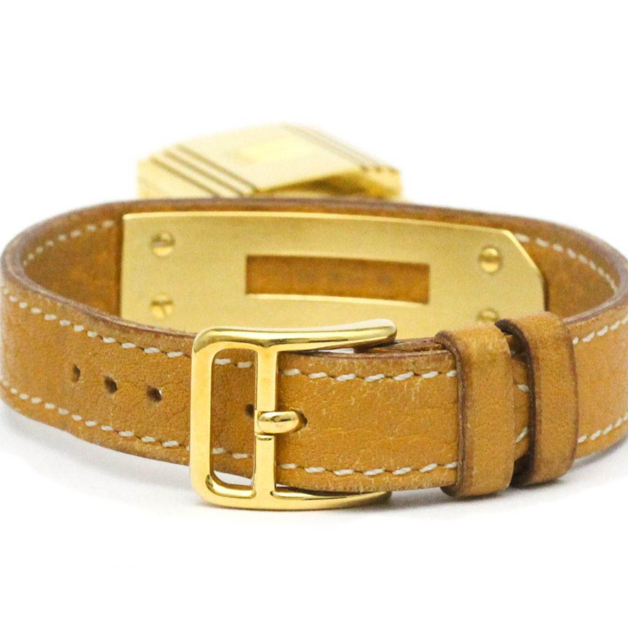 Hermes HERMES Kelly Watch Gold Plated Leather Quartz Ladies Watch Size ONE SIZE - 5 Thumbnail