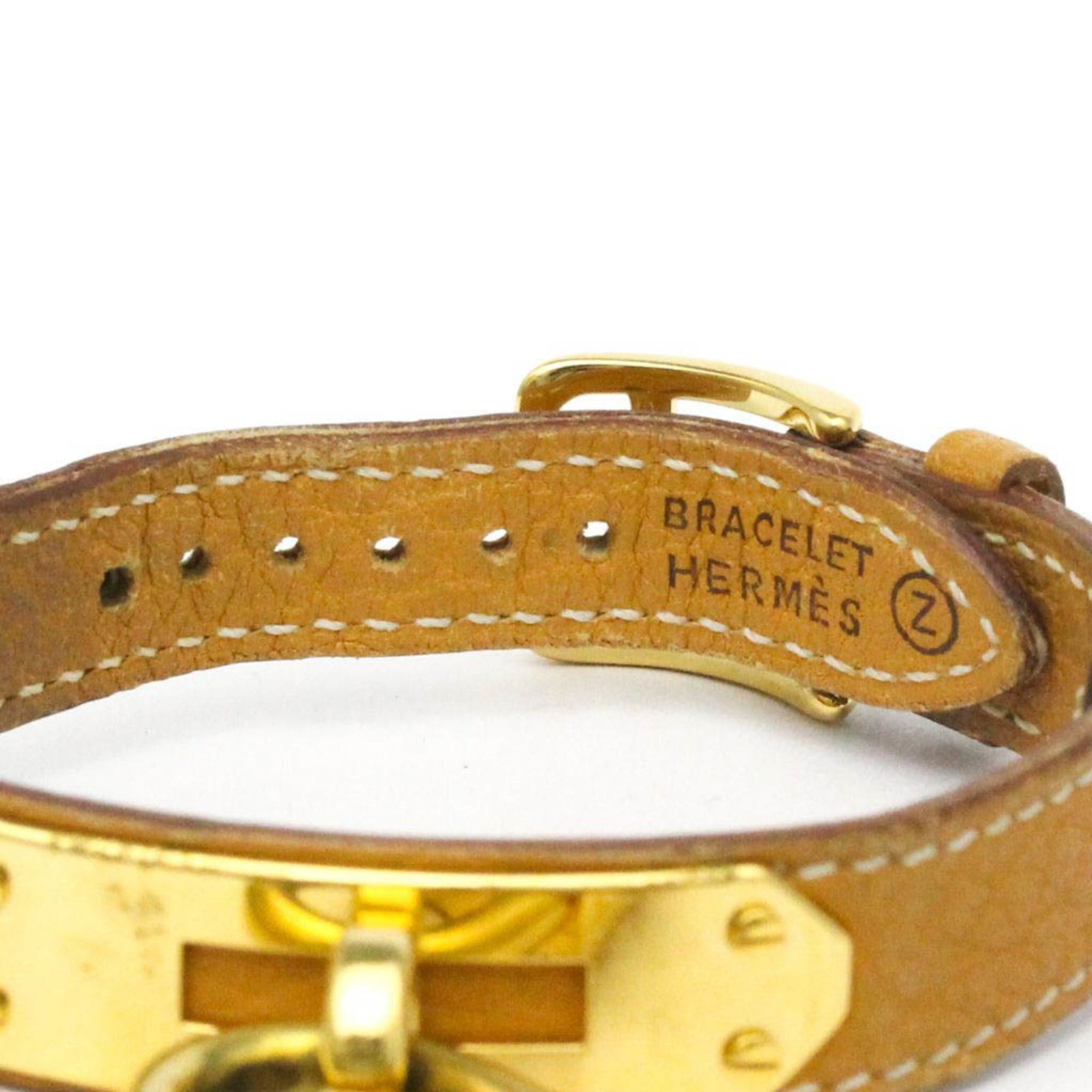 Hermes HERMES Kelly Watch Gold Plated Leather Quartz Ladies Watch Size ONE SIZE - 8 Thumbnail