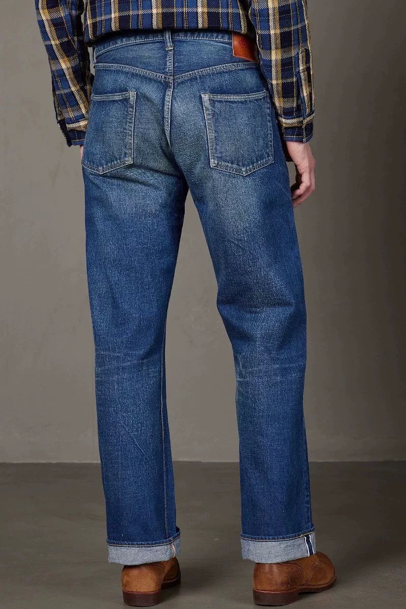 Full Count & Co. Fullcount Vintage Wash Denim Jeans Size US 34 / EU 50 - 4 Thumbnail