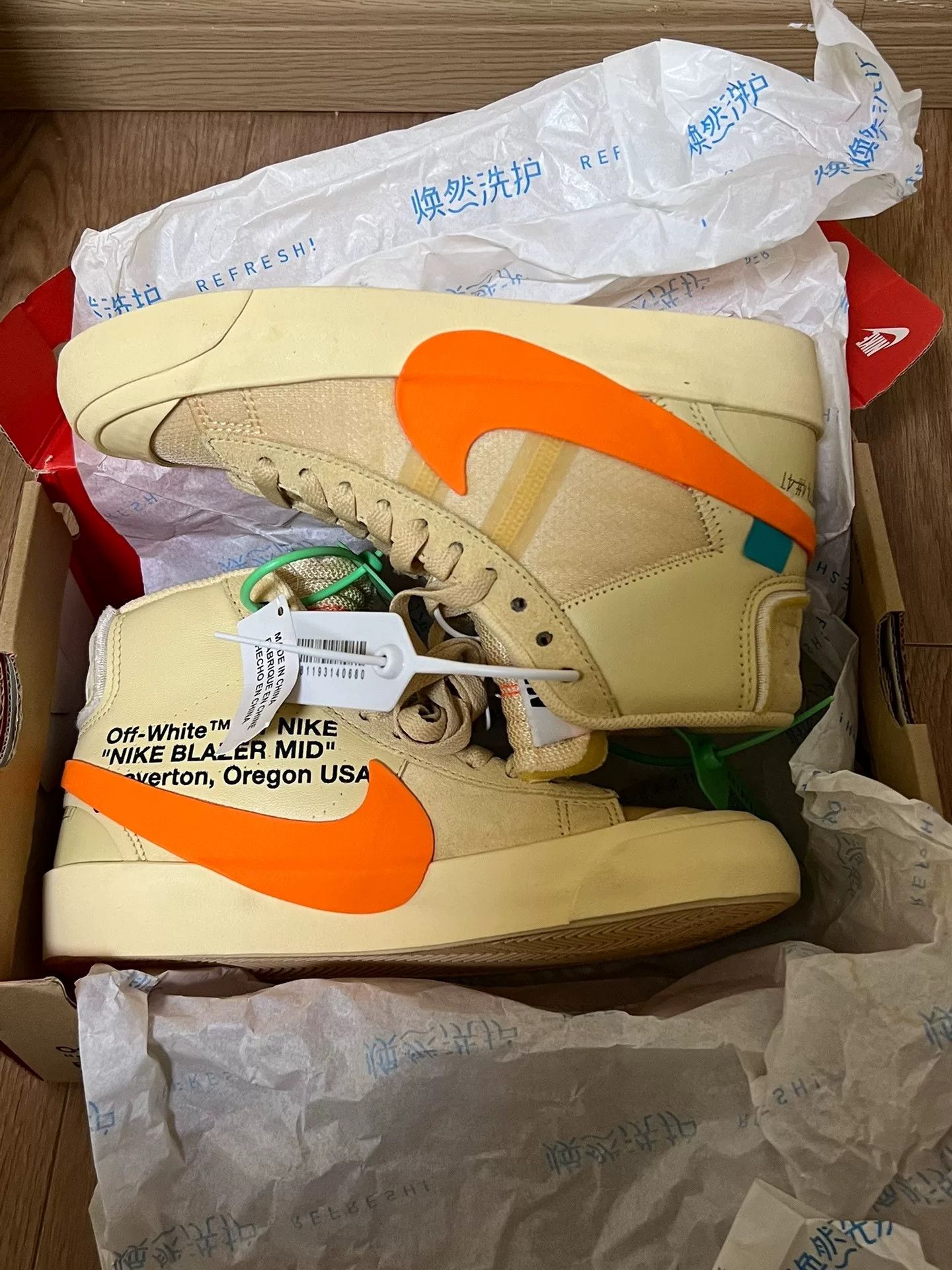 Off-White OFF-WHITE x Nike Blazer "All Hallows Eve" Size US 5 / EU 37 - 8 Thumbnail