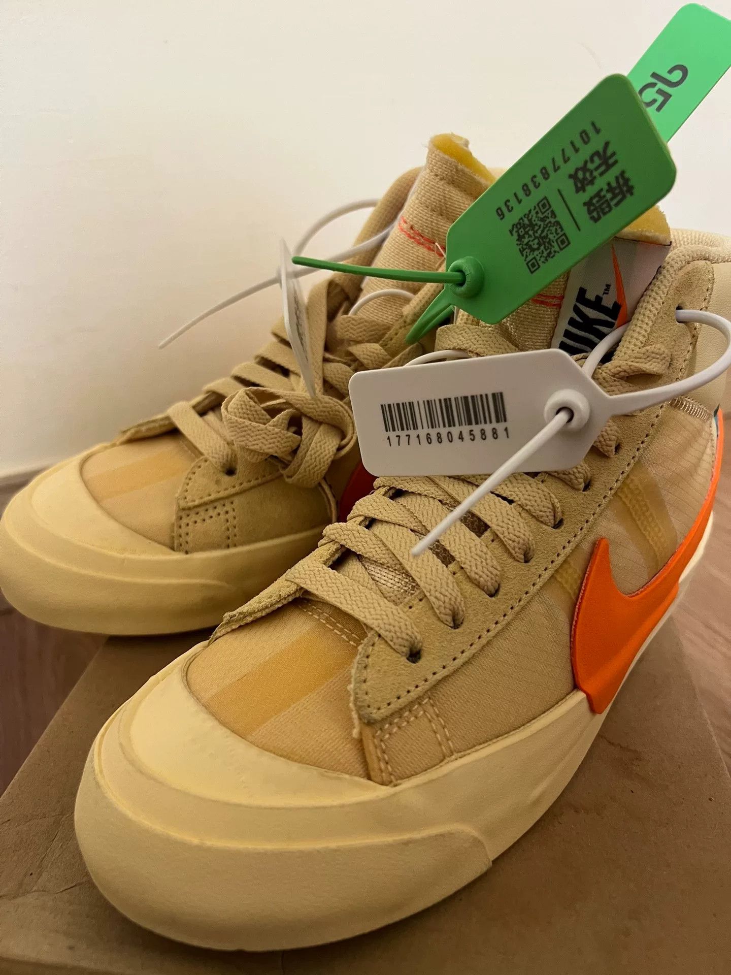 Off-White OFF-WHITE x Nike Blazer "All Hallows Eve" Size US 5 / EU 37 - 6 Thumbnail