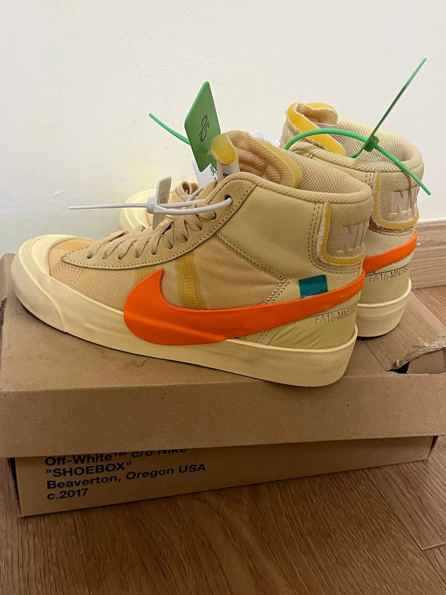 Off-White OFF-WHITE x Nike Blazer "All Hallows Eve" Size US 5 / EU 37 - 4 Thumbnail