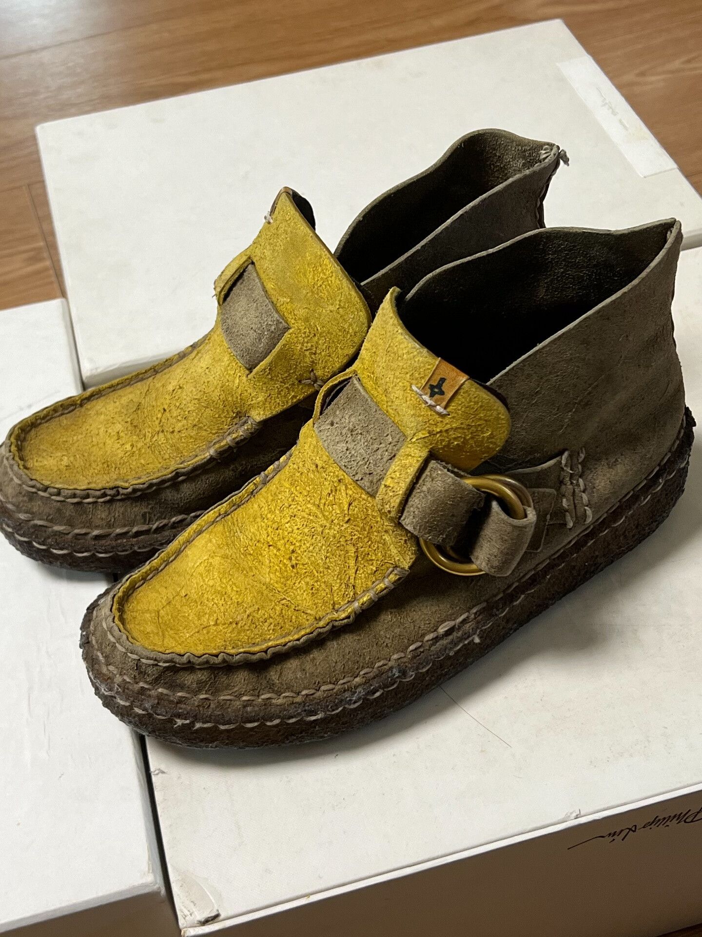 Visvim Visvim Skynard Ring Moccasin Folk Shoes Size US 8.5 / EU 41-42 - 3 Thumbnail