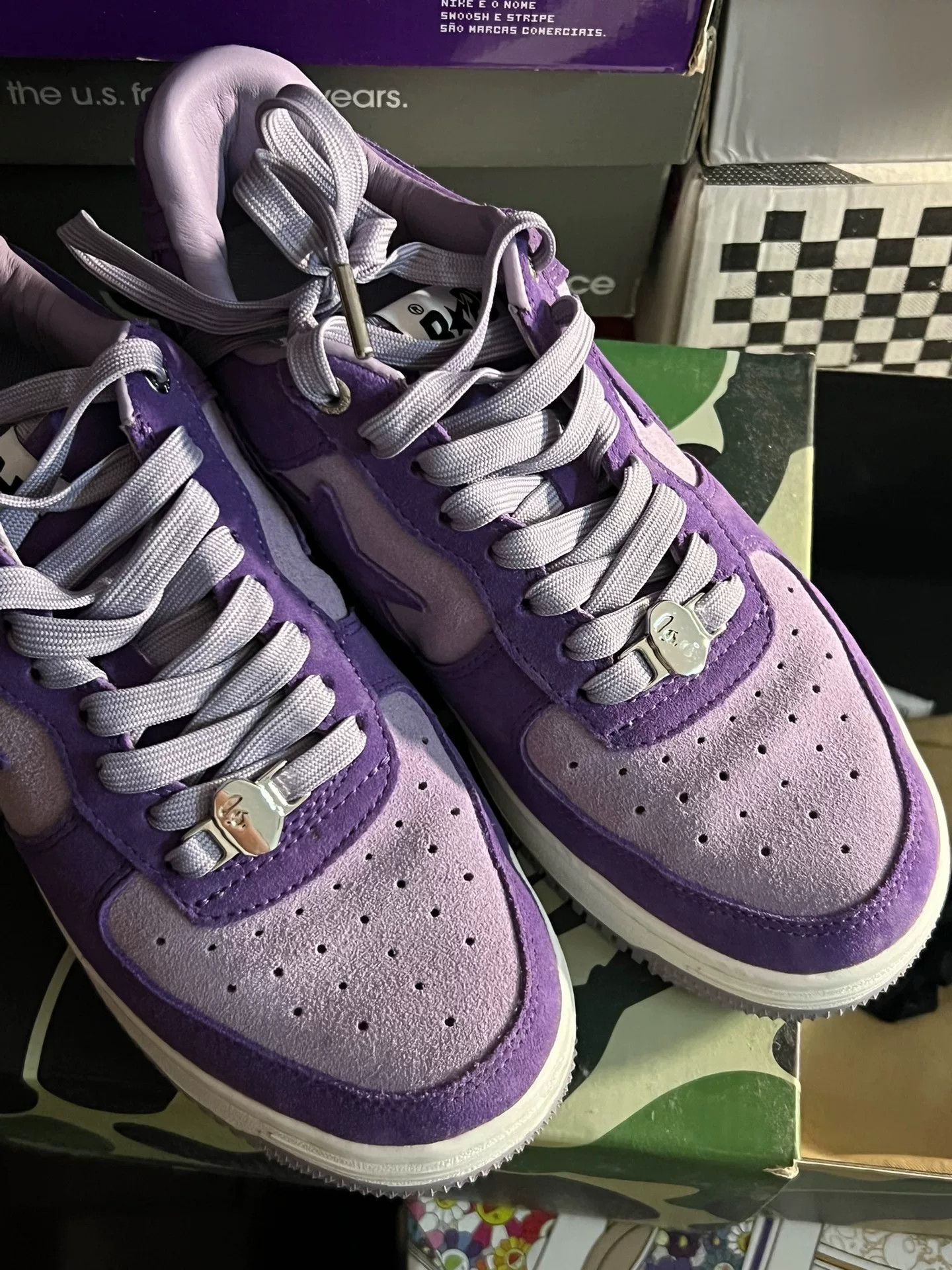 Bape BAPE A Bathing Ape STA Low Top Sneakers Size US 8 / EU 41 - 8 Thumbnail