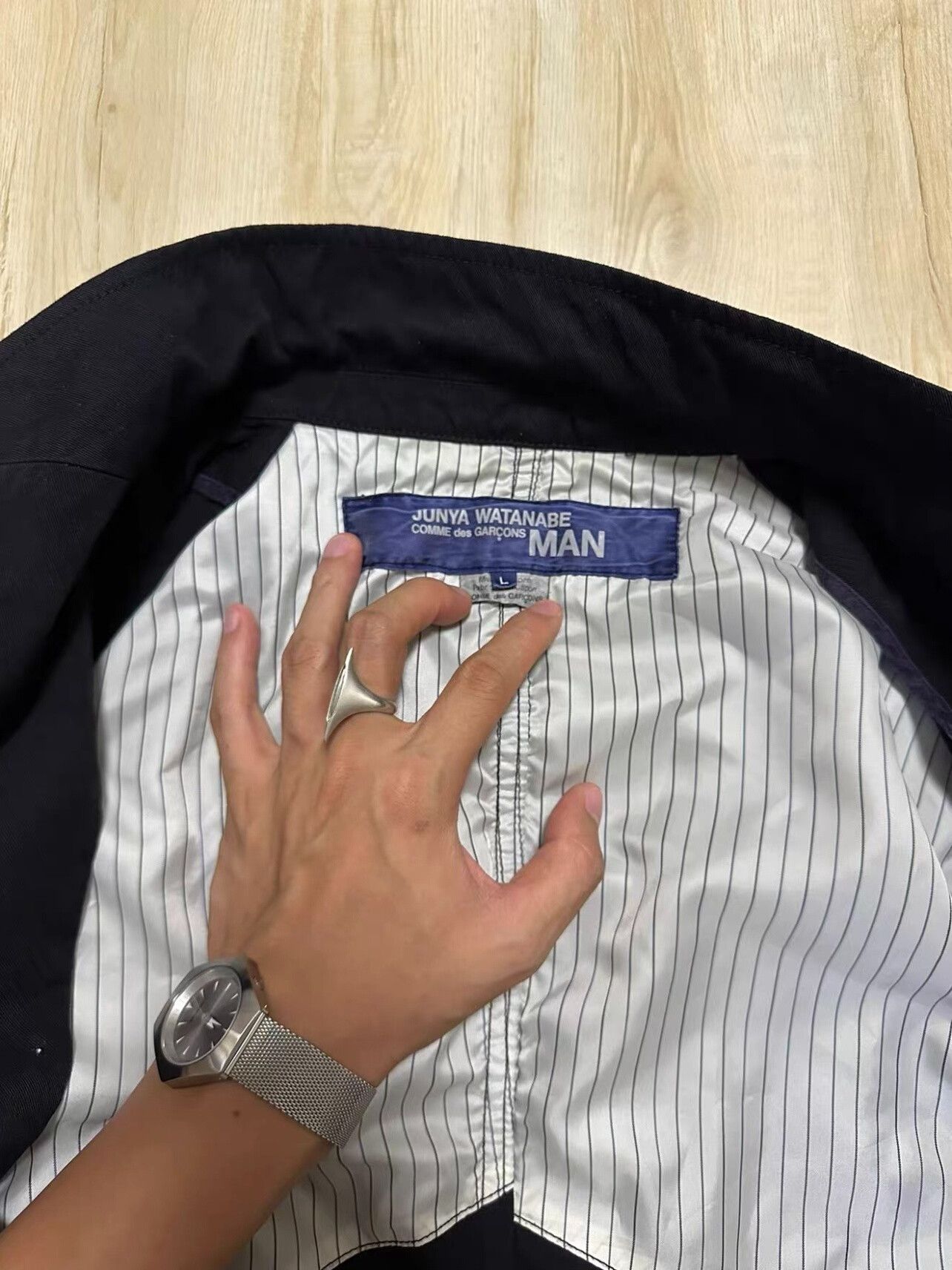 Junya Watanabe Junya Watanabe Black Casual Suit Jacket Size US L / EU 52-54 / 3 - 8 Thumbnail