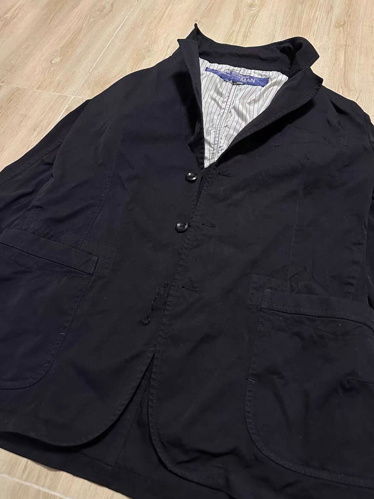Junya Watanabe Junya Watanabe Black Casual Suit Jacket Size US L / EU 52-54 / 3 - 9 Thumbnail