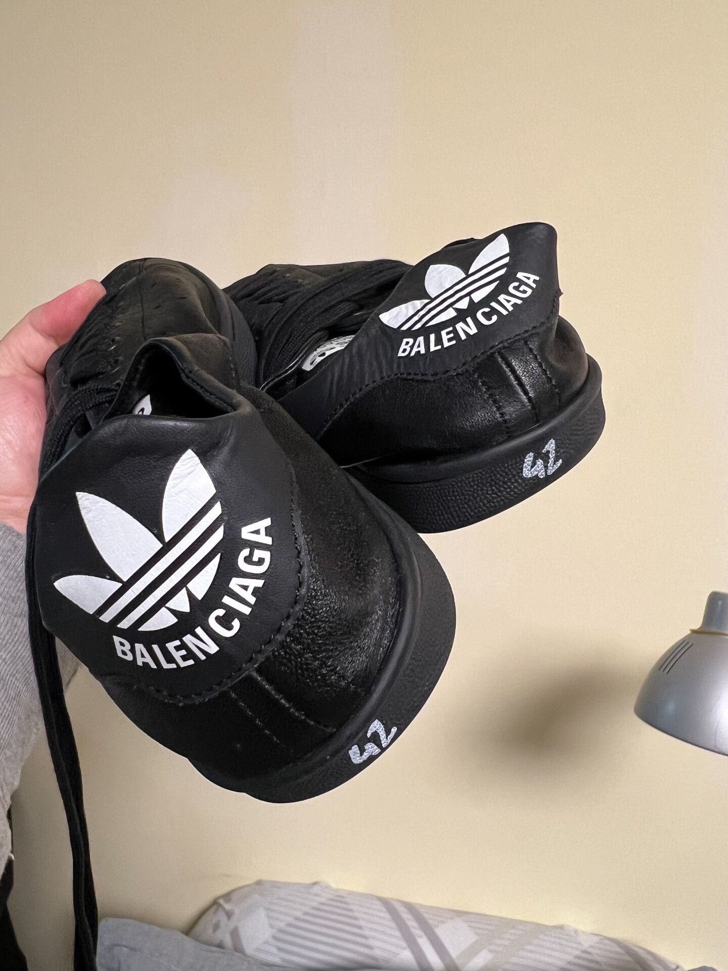 Balenciaga adidas Originals x Balenciaga Black Sneakers Size US 8 / EU 41 - 9 Thumbnail