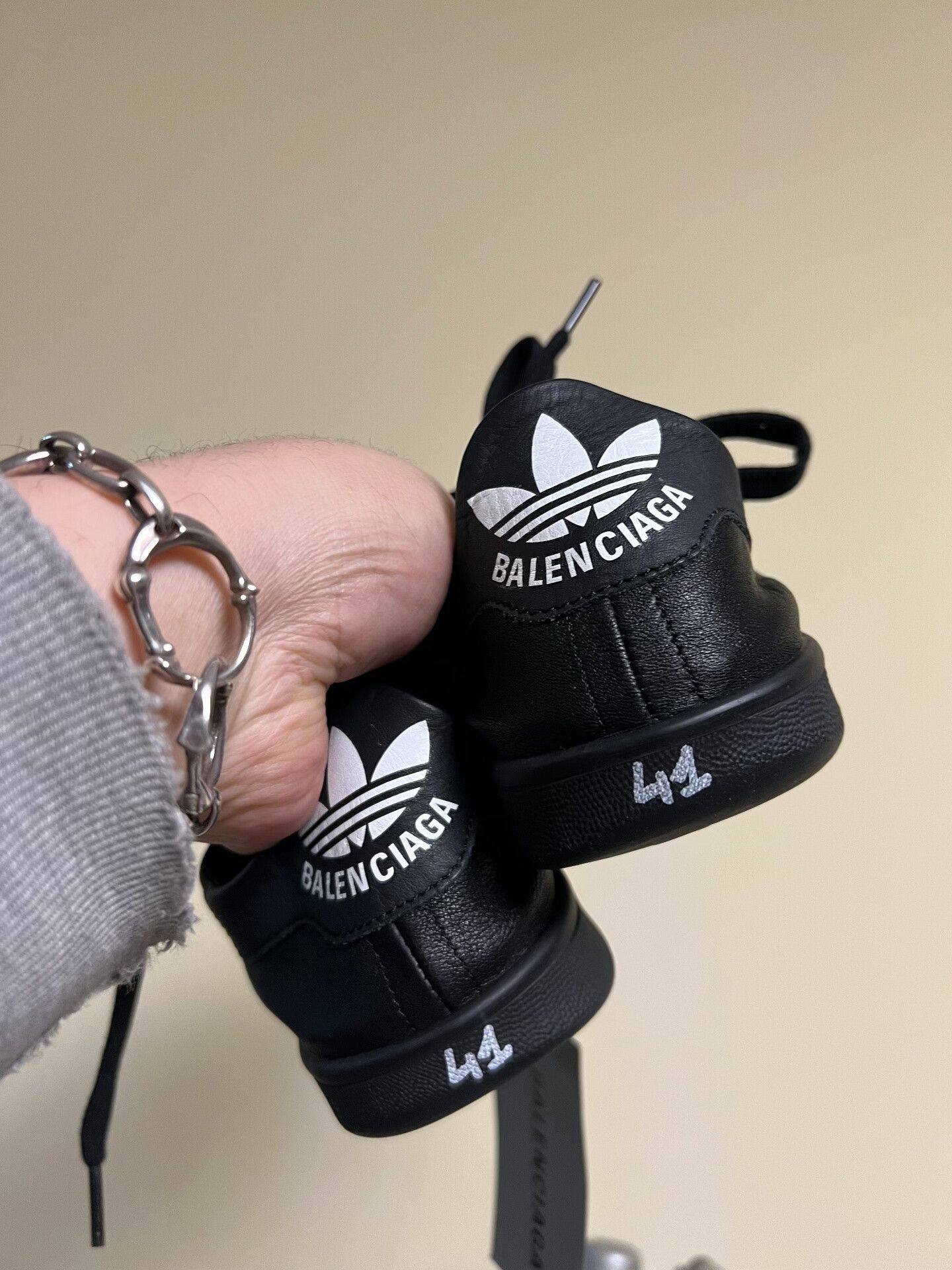 Balenciaga adidas Originals x Balenciaga Black Sneakers Size US 8 / EU 41 - 7 Thumbnail