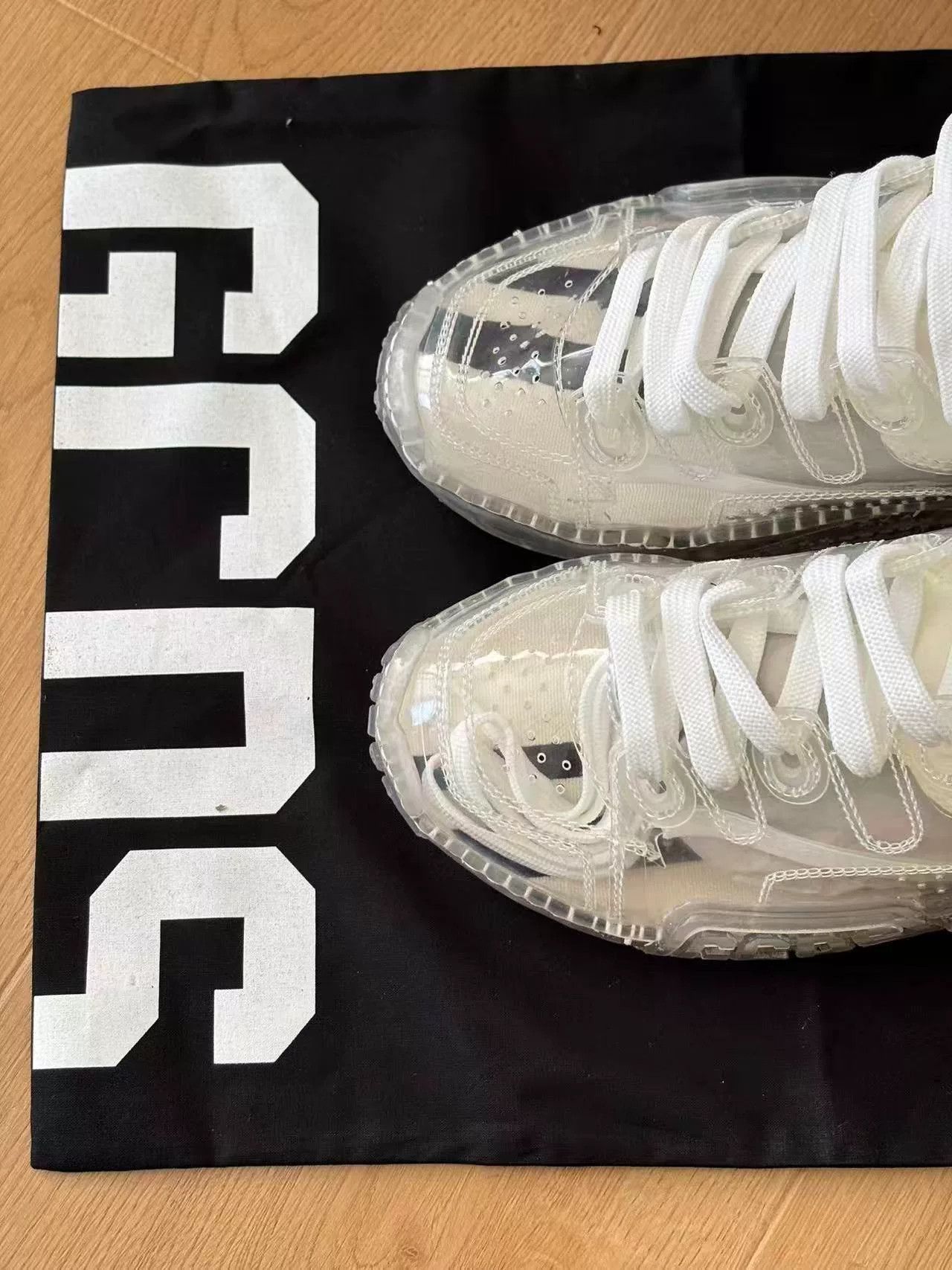 GCDS GCDS Transparent Sneakers Size 40 Italy Size US 7 / EU 40 - 2 Thumbnail