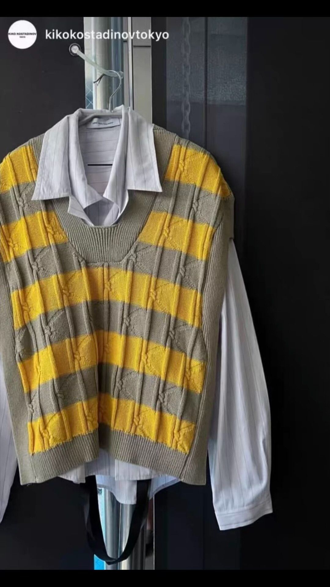 Kiko Kostadinov Kiko Kostadinov Yellow Stripe Vest Size L / US 10 / IT 46 - 9 Thumbnail