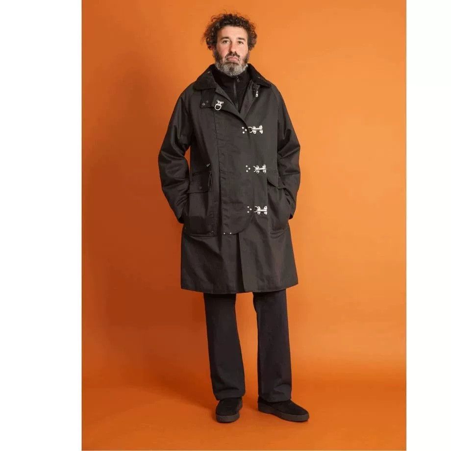 Soundman Classic Black Wool Lined Overcoat Size US M / EU 48-50 / 2 - 2 Thumbnail