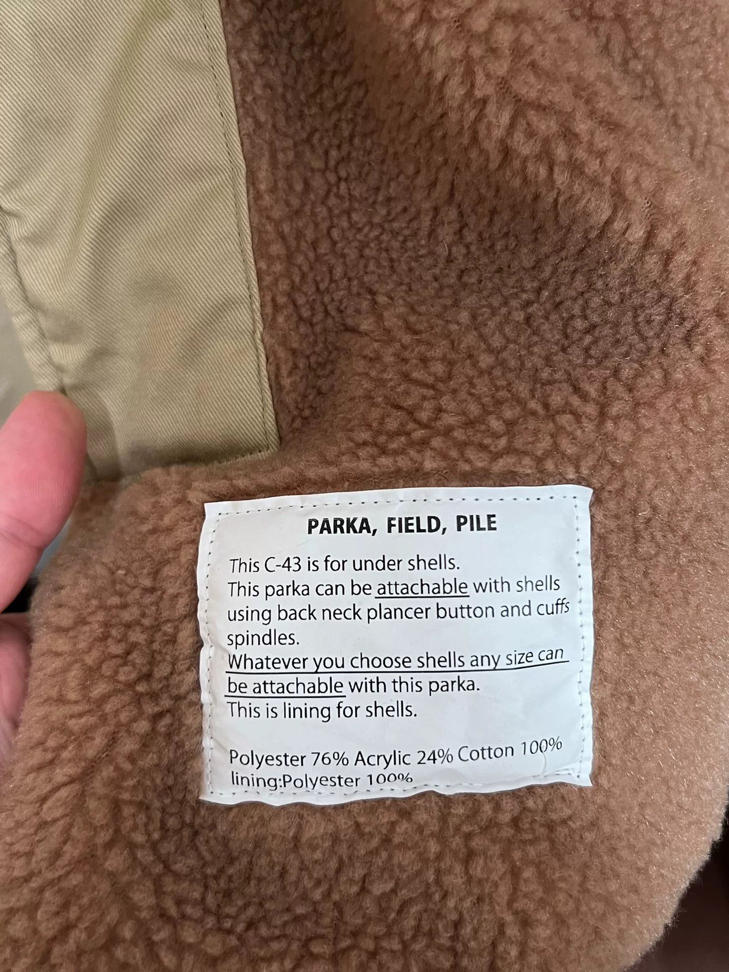 CMF Outdoor Garment Comfy Outdoor Plush Hooded Jacket Size L / US 10 / IT 46 - 6 Thumbnail