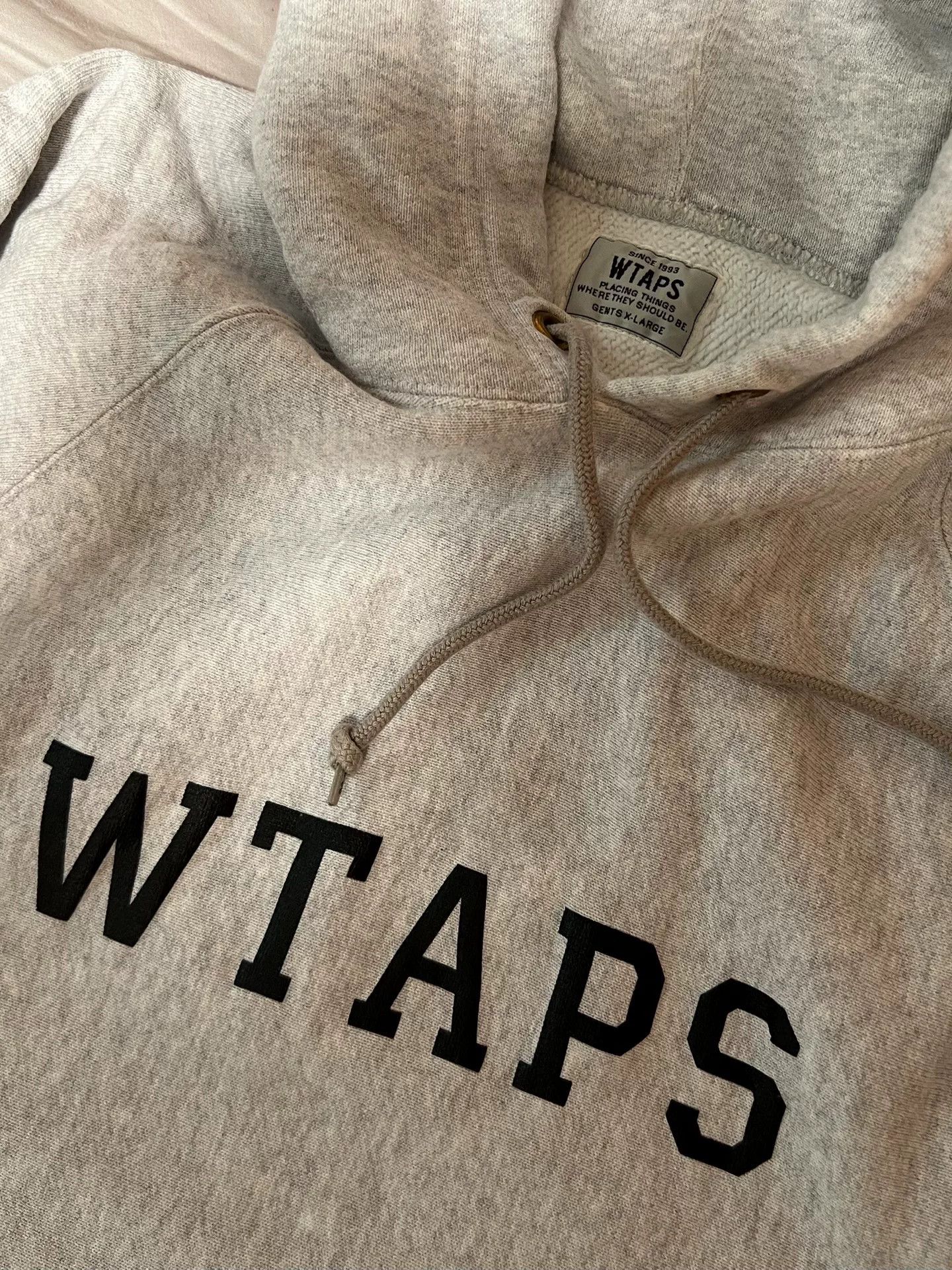 Wtaps WTAPS Design Hooded Sweatshirt in Gray Size US XL / EU 56 / 4 - 5 Thumbnail