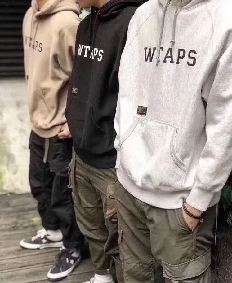 Wtaps WTAPS Design Hooded Sweatshirt in Gray Size US XL / EU 56 / 4 - 8 Thumbnail
