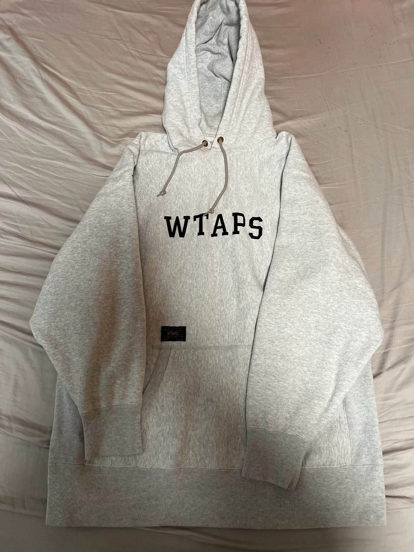 Wtaps WTAPS Design Hooded Sweatshirt in Gray Size US XL / EU 56 / 4 - 2 Thumbnail