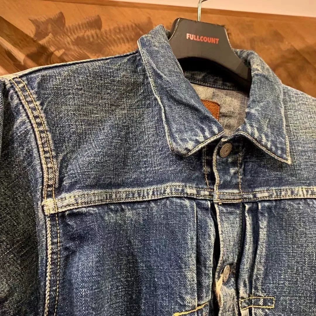Full Count & Co. Vintage Denim Jacket with Workwear Style Size US M / EU 48-50 / 2 - 2 Thumbnail