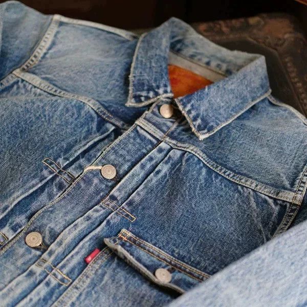 Full Count & Co. Fullcount Vintage Denim Jacket Size US XXS / EU 40 - 2 Thumbnail
