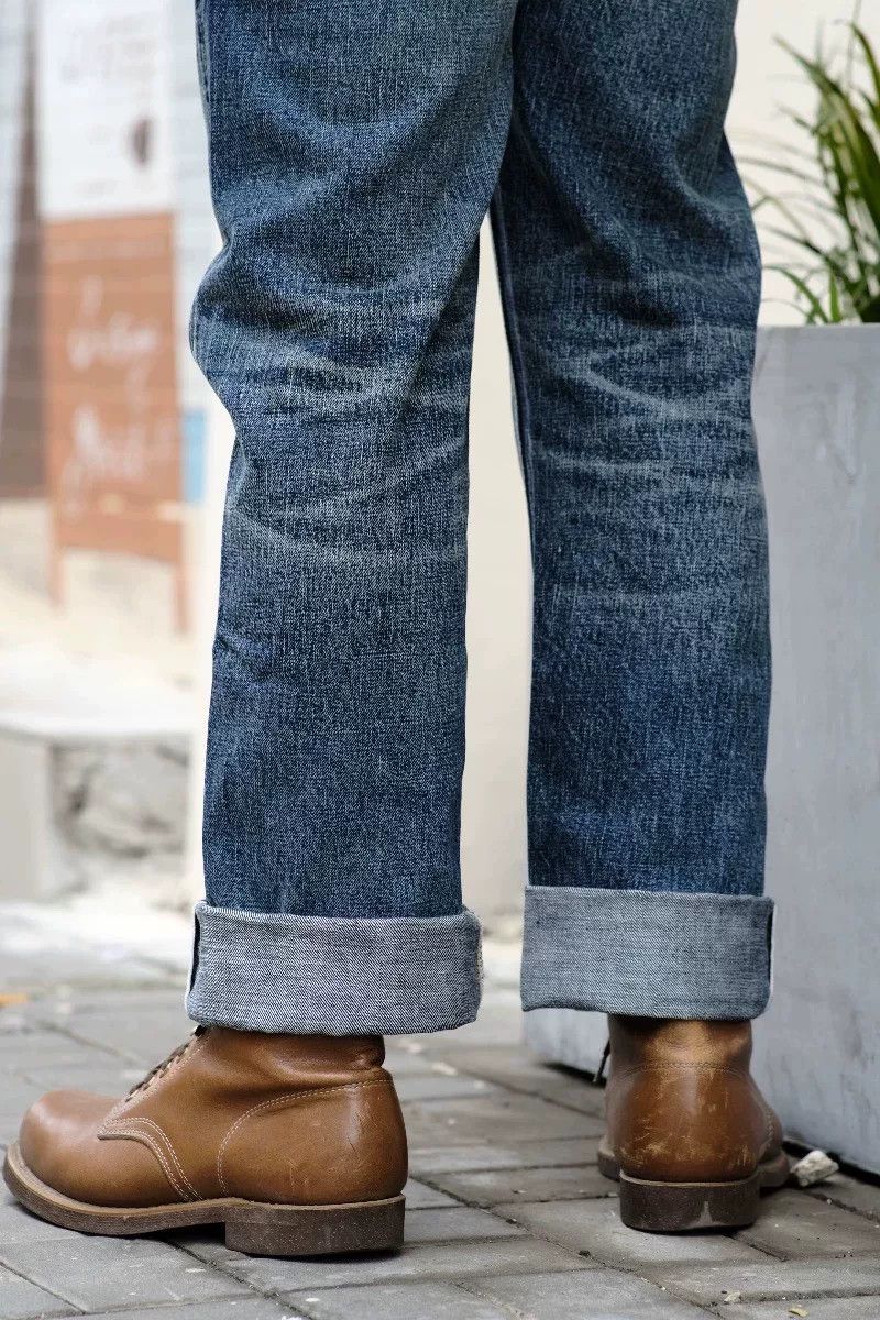 Full Count & Co. Fullcount Vintage Wash Denim Jeans Size US 32 / EU 48 - 5 Thumbnail