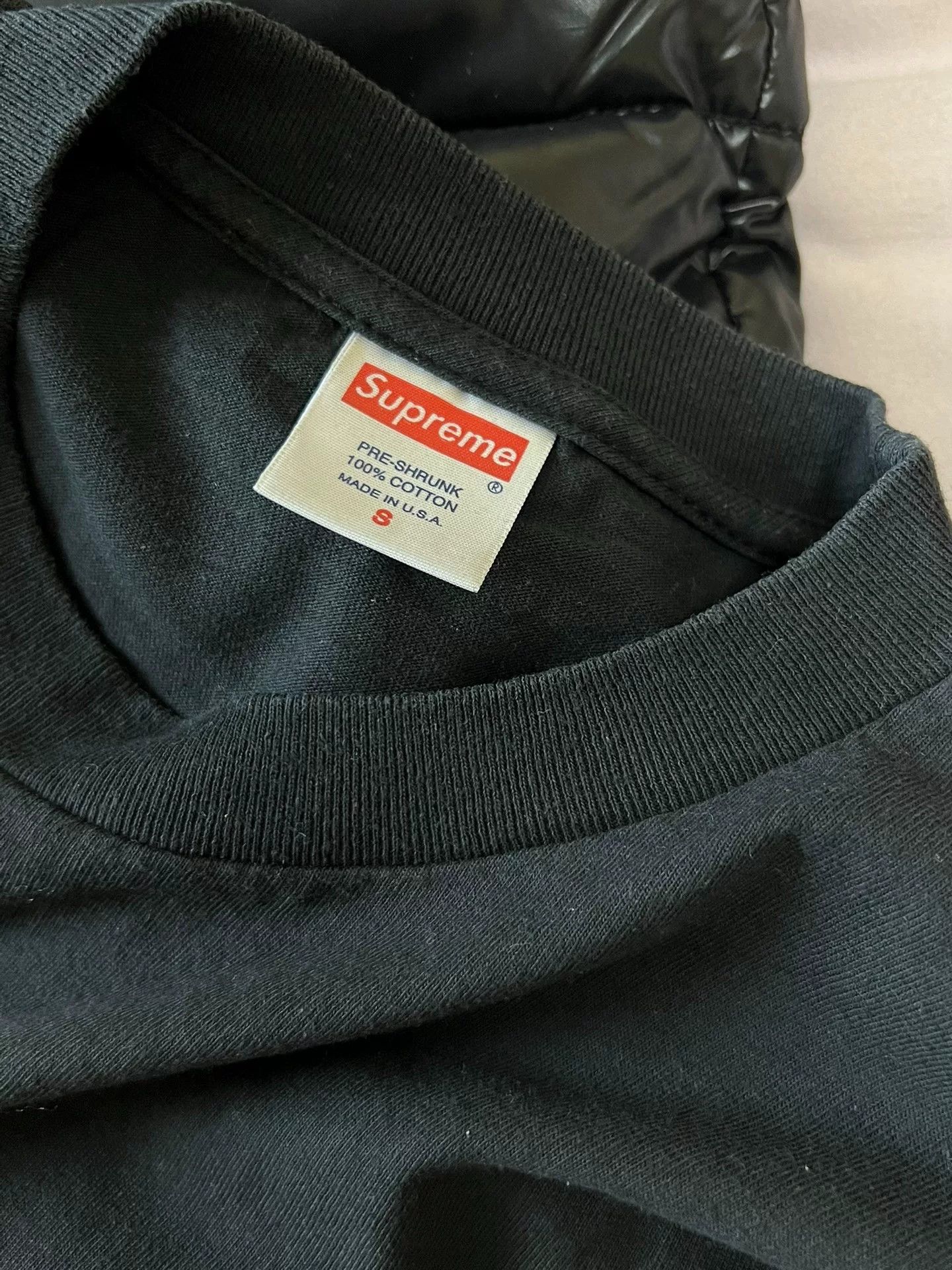 Supreme OriginalFake x Supreme T-Shirt in Black Size US S / EU 44-46 / 1 - 4 Thumbnail