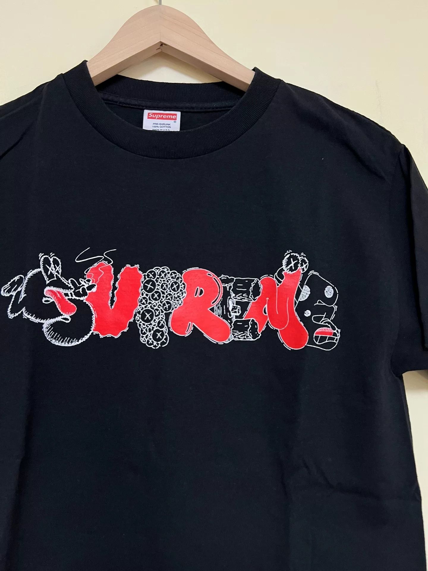 Supreme OriginalFake x Supreme T-Shirt in Black Size US S / EU 44-46 / 1 - 2 Thumbnail