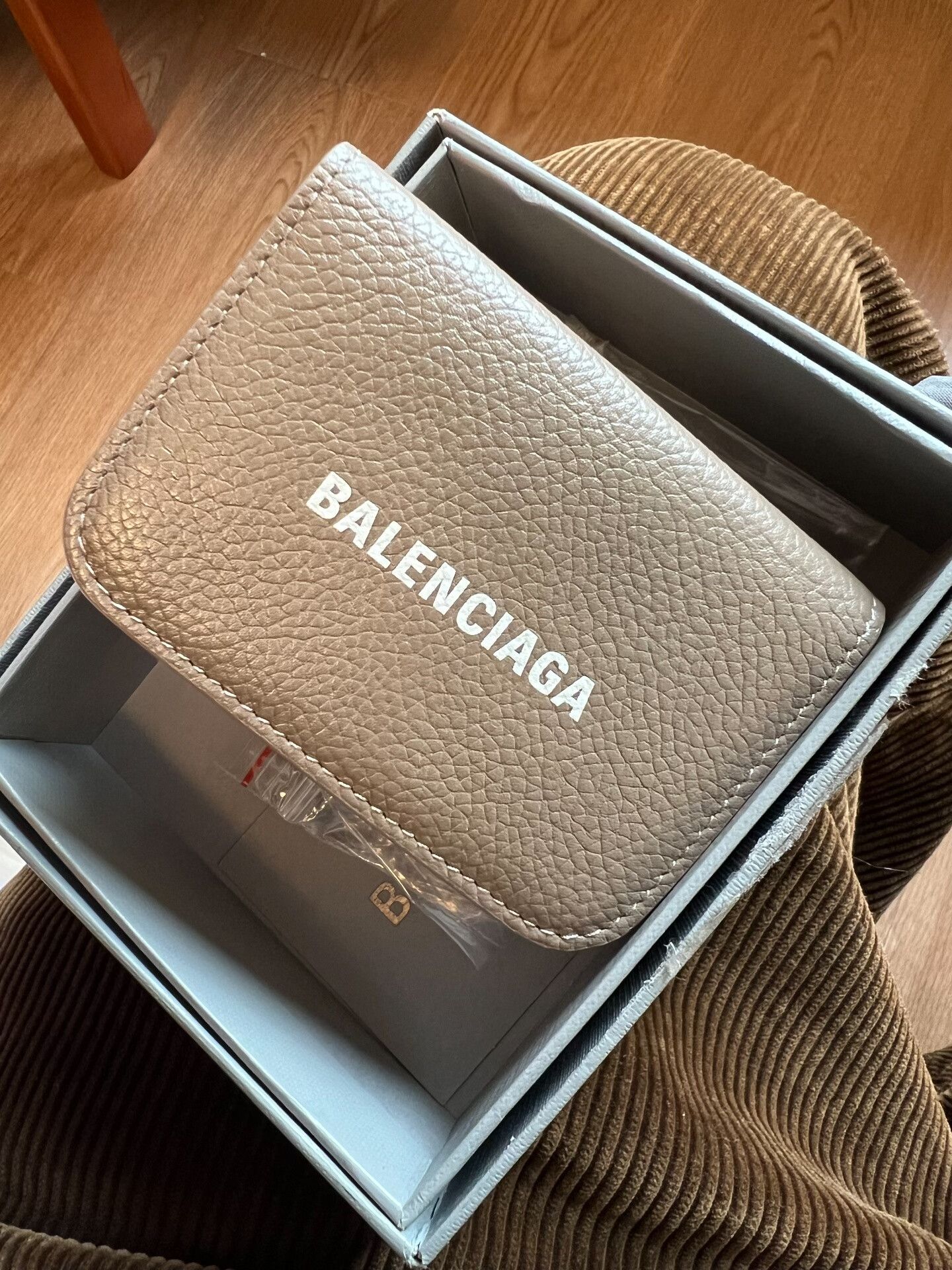 Balenciaga Balenciaga Gray Mini Wallet with Logo Size ONE SIZE - 2 Thumbnail